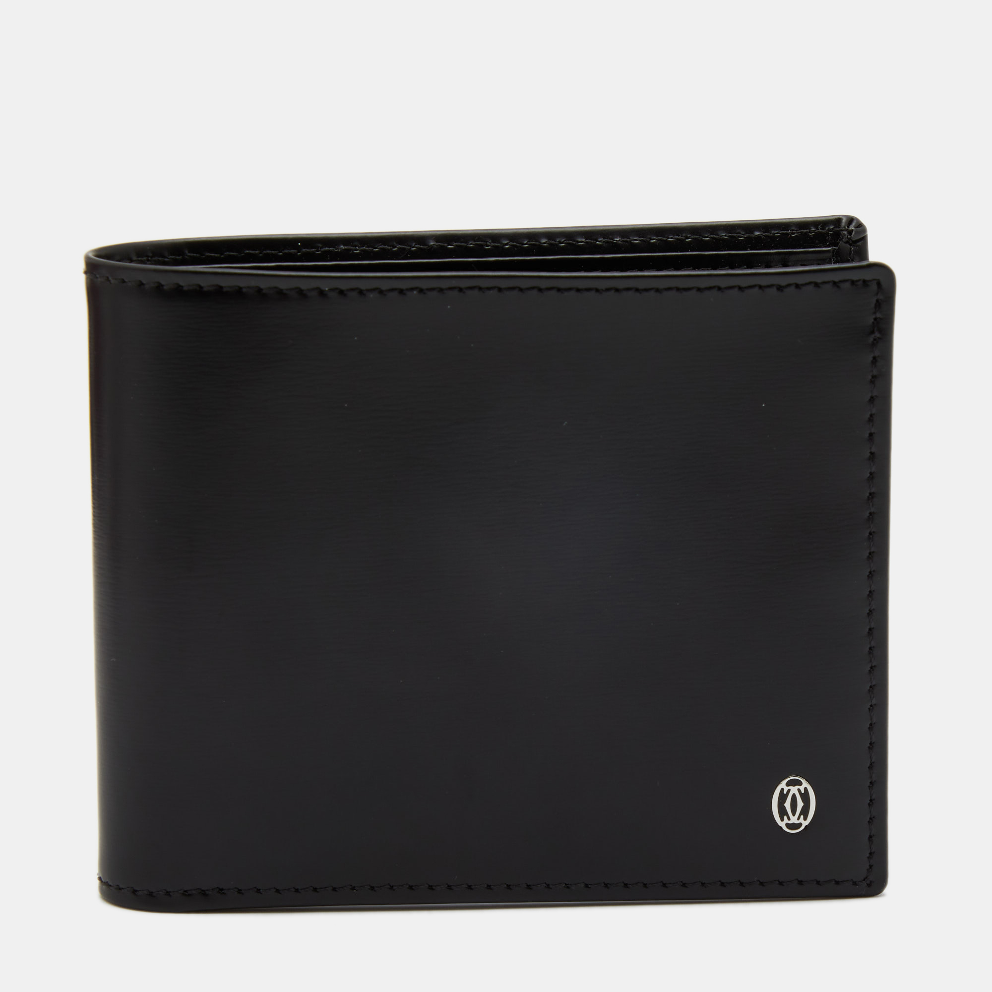 Pre-owned Cartier Bifold Wallet In Black | ModeSens