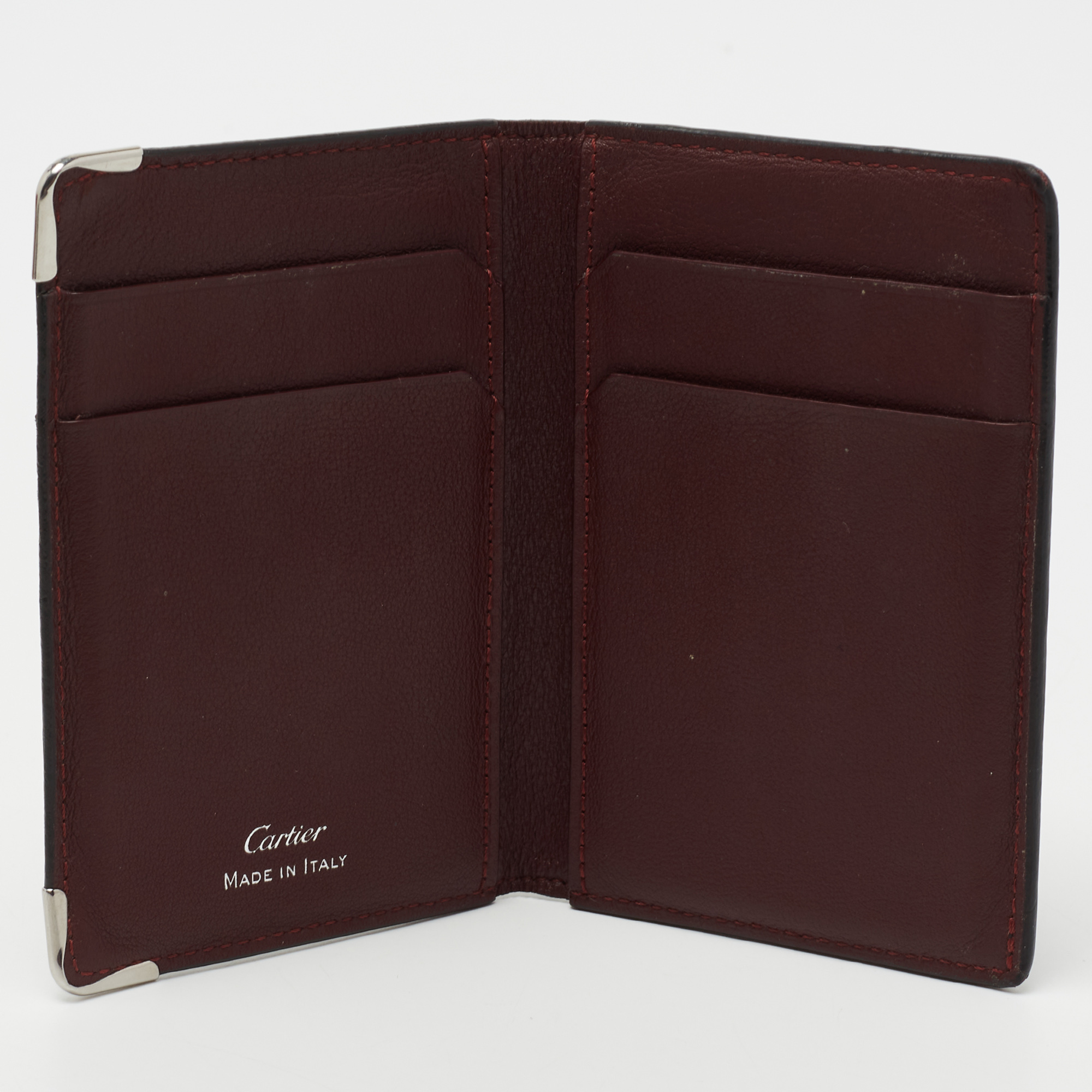 

Cartier Black Leather Must De Cartier Card Holder
