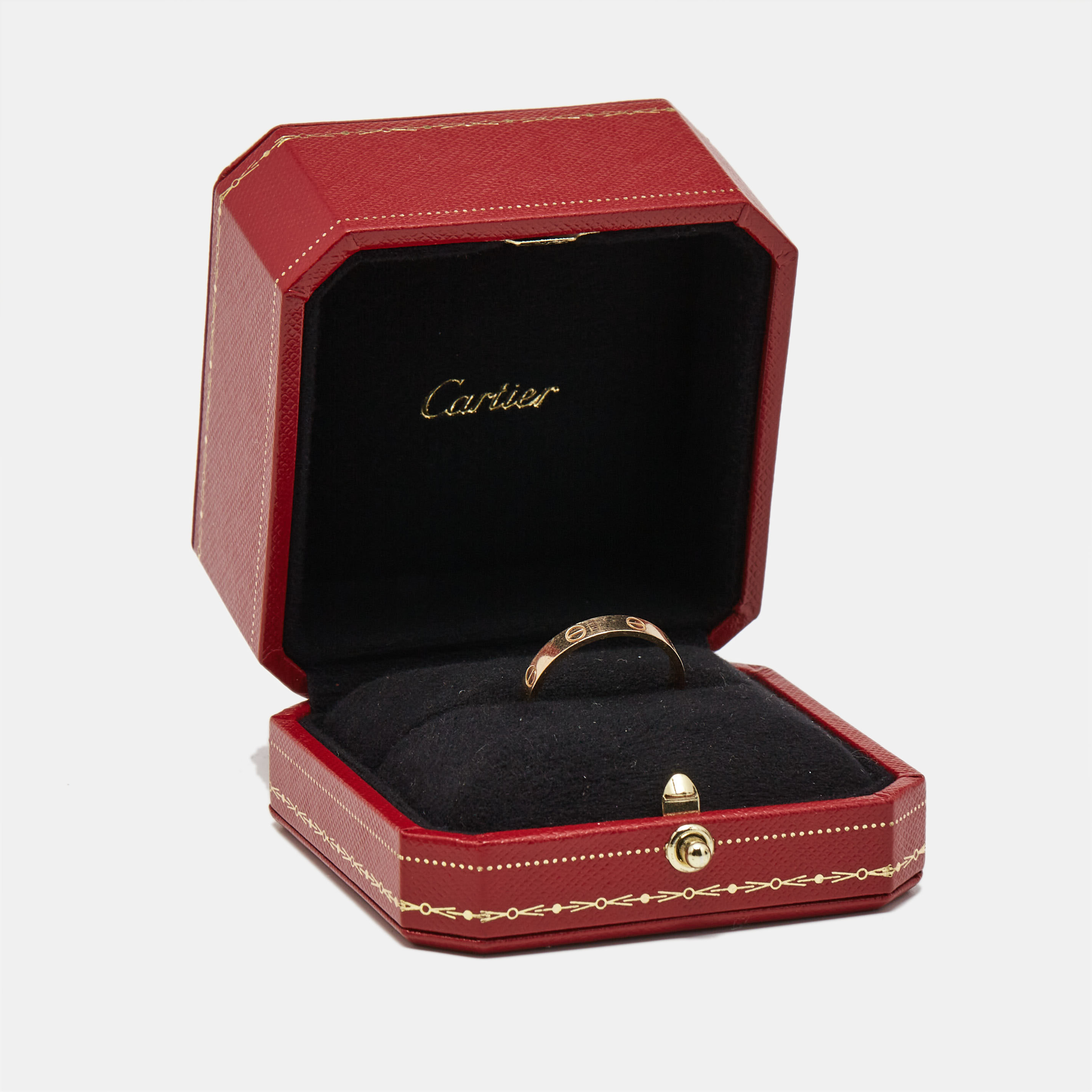 Cartier Love 18k Rose Gold Small Model Wedding Band Size 64 
