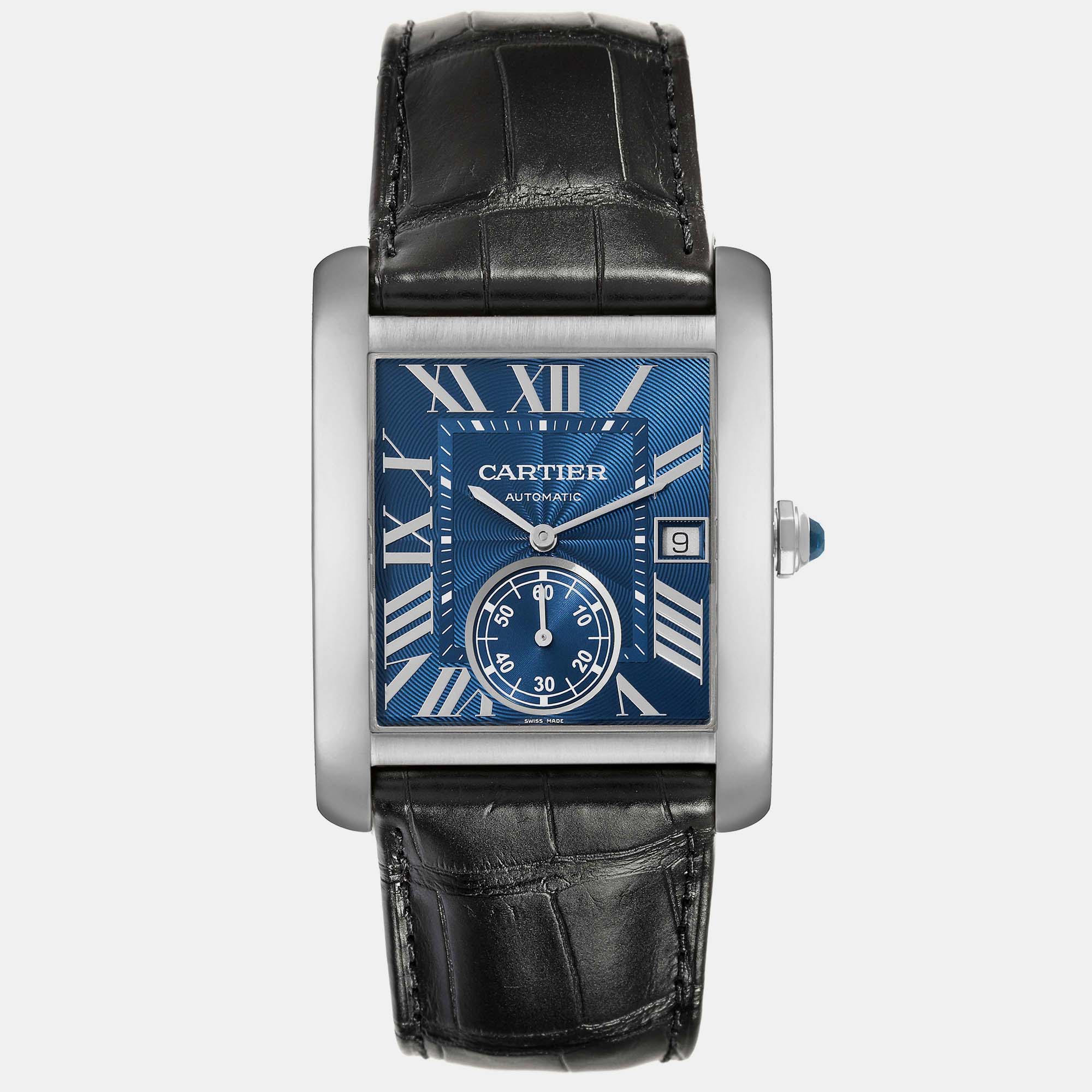 

Cartier Tank MC Blue Dial Automatic Steel Men's Watch