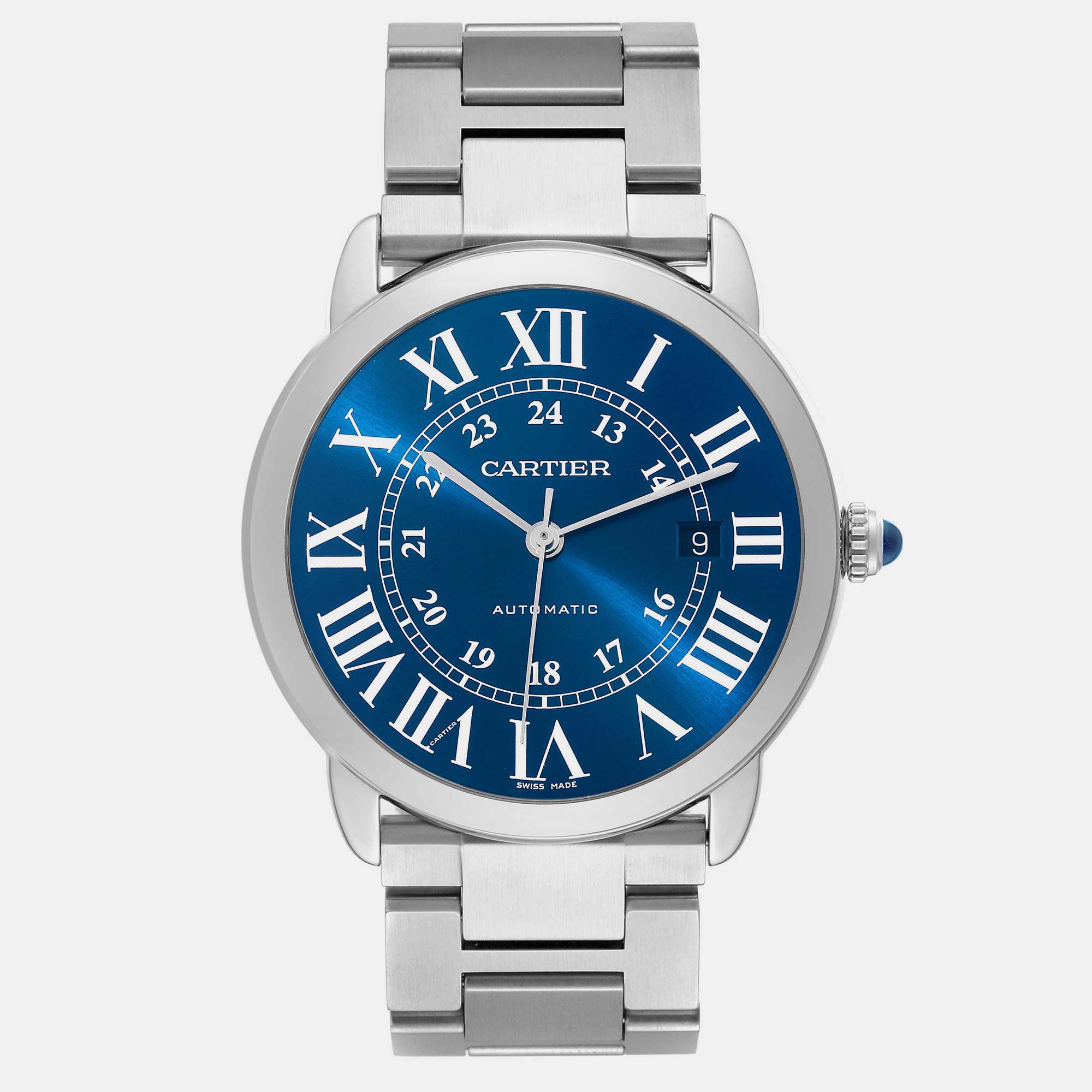 

Cartier Ronde Solo XL Blue Dial Automatic Steel Men's Watch 42.0 mm