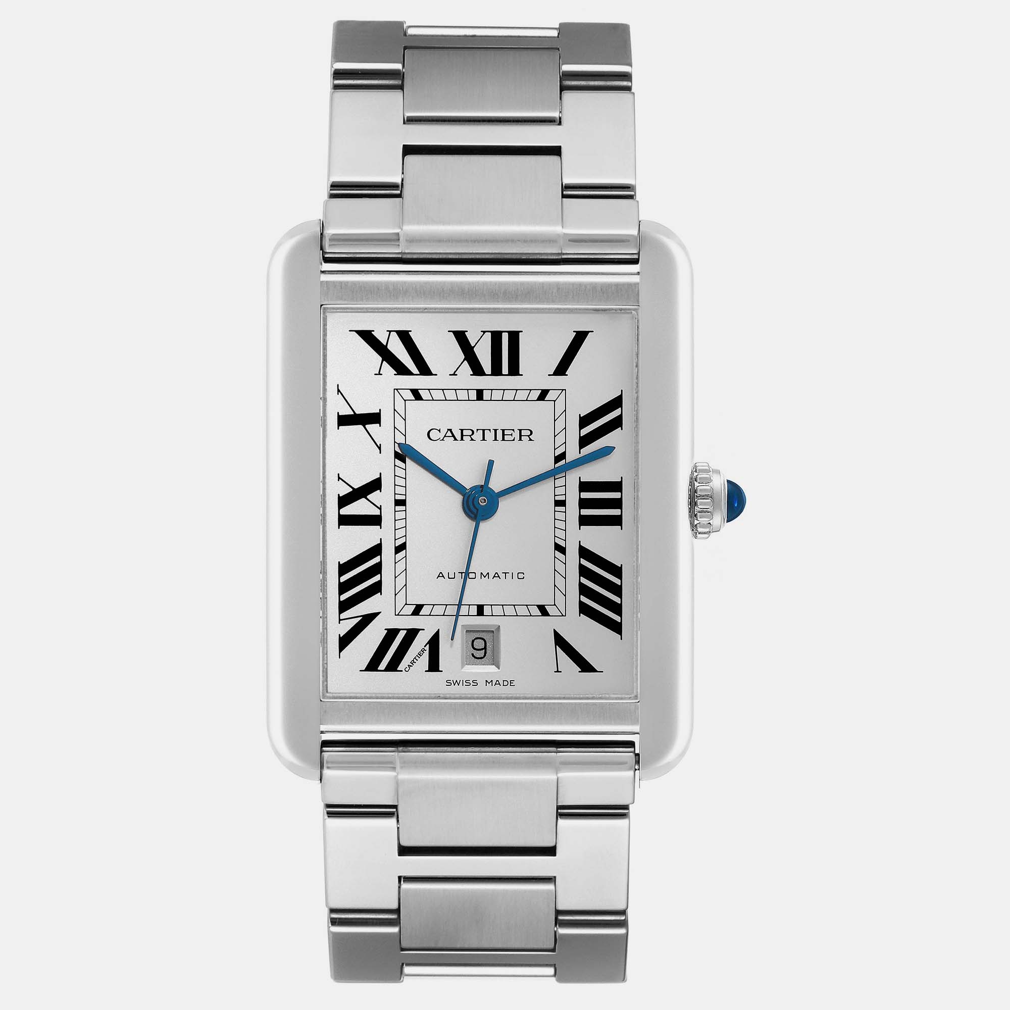 

Cartier Tank Solo XL Silver Dial Steel Men's Watch W5200028 31 x 40.85 mm