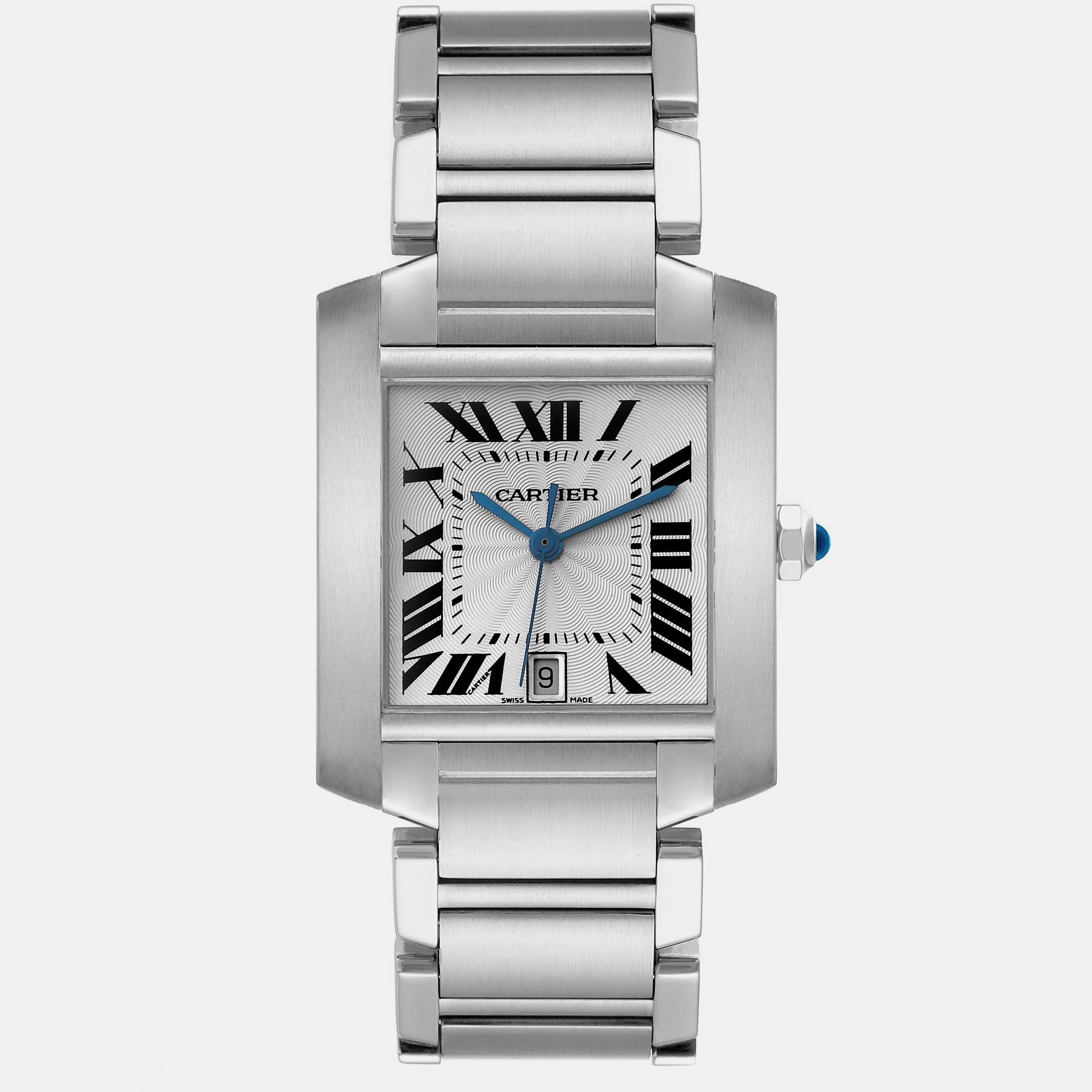 

Cartier Tank Francaise Large Automatic Steel Men's Watch W51002Q3 28 x 32 mm, Silver