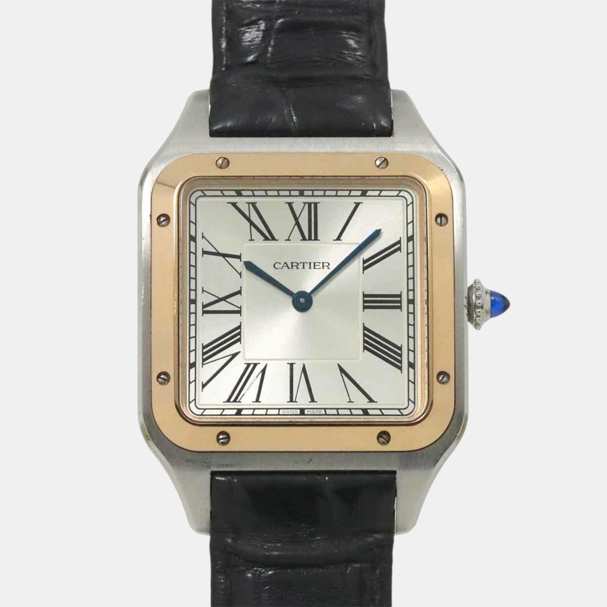 

Cartier Silver PG Santos Dumont XL Men's Watch