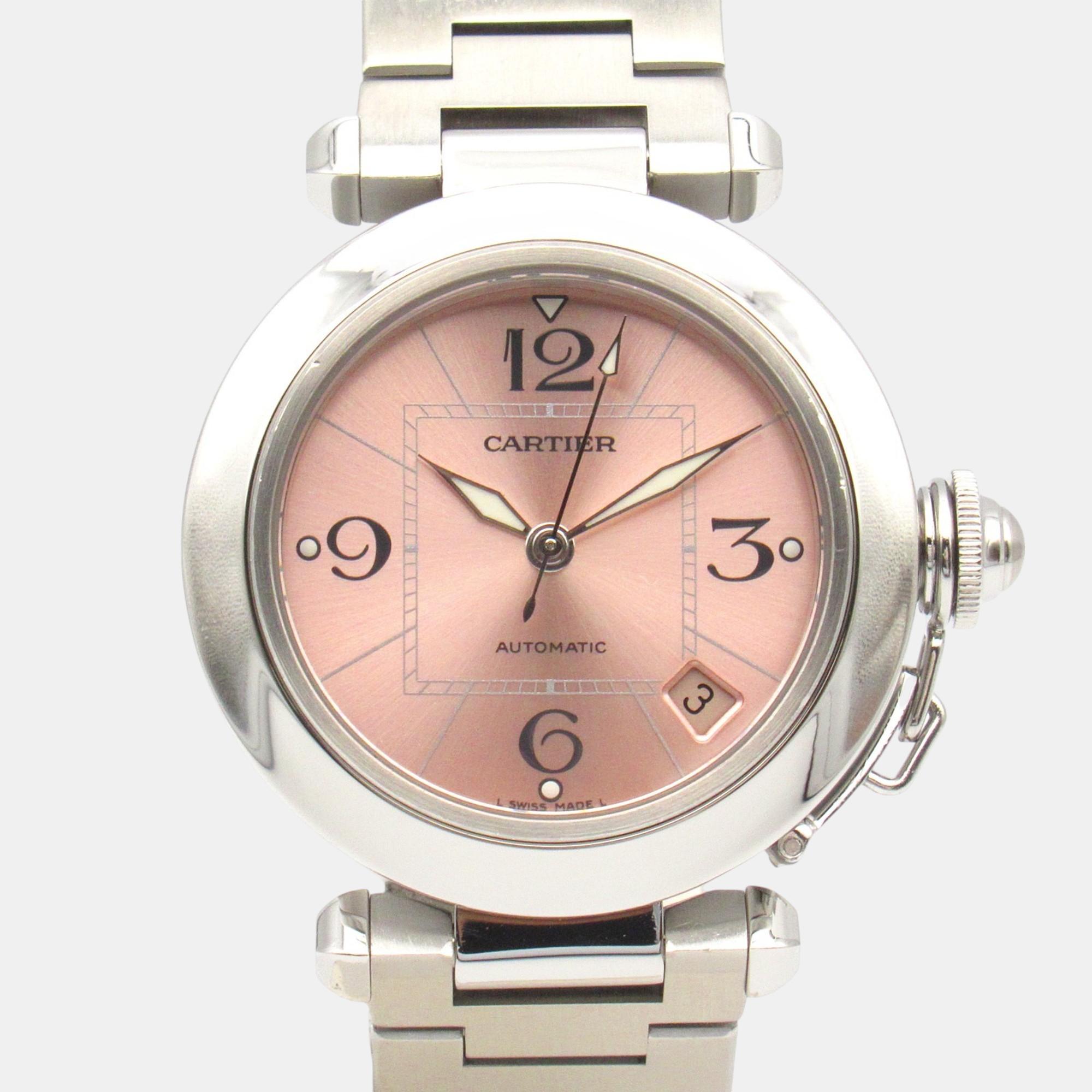 

Cartier Pink Pasha C Stainless Steel Wristwatch