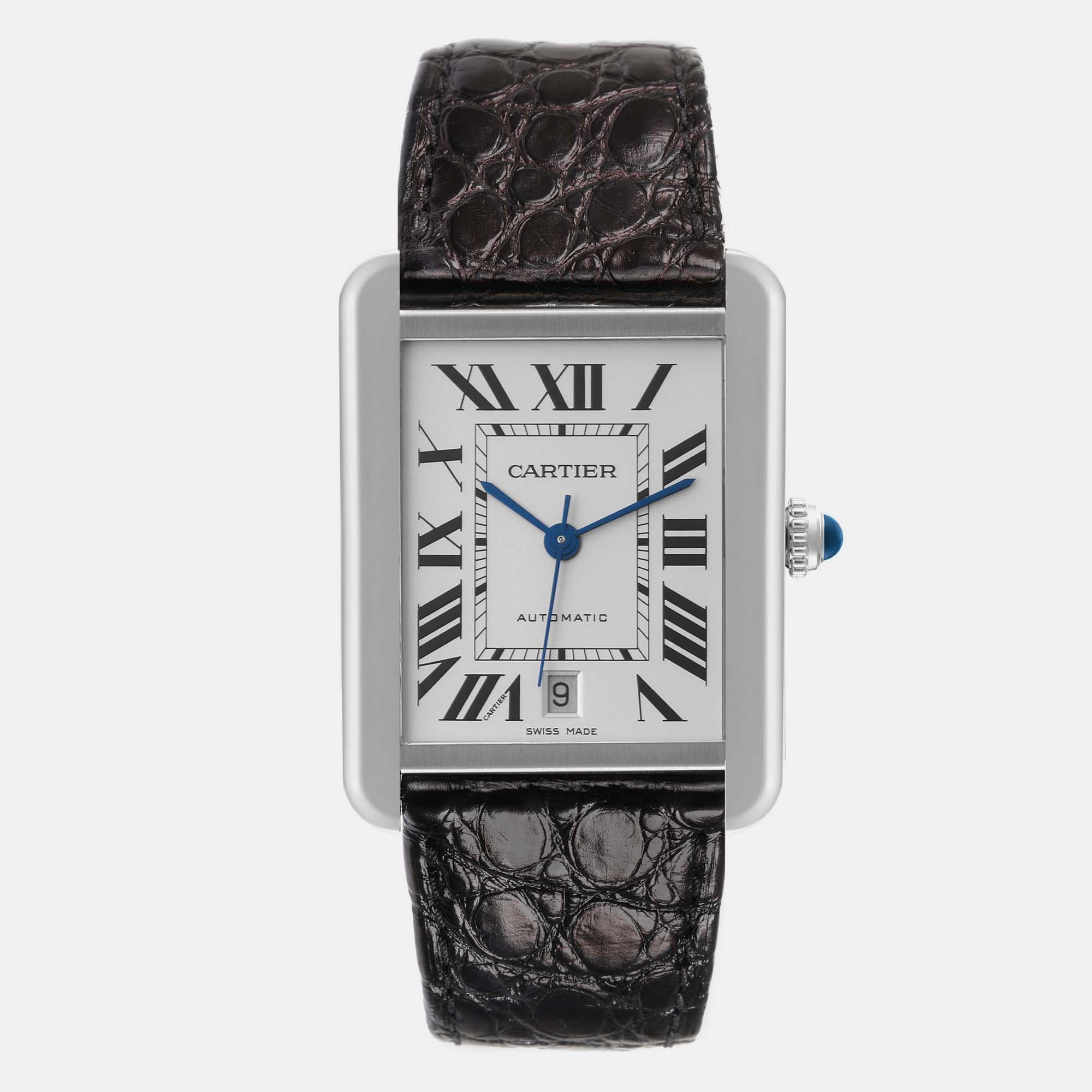 

Cartier Tank Solo XL Automatic Silver Dial Steel Men's Watch W5200027 31 x 40.85 mm