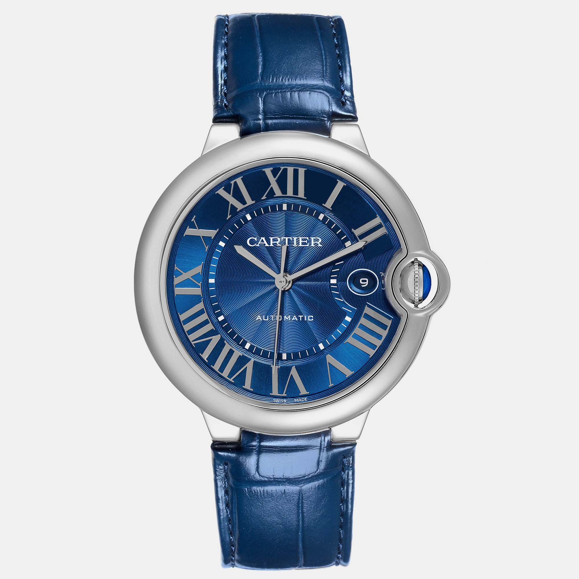 

Cartier Ballon Bleu Stainless Steel Blue Dial Watch WSBB0027 42 mm