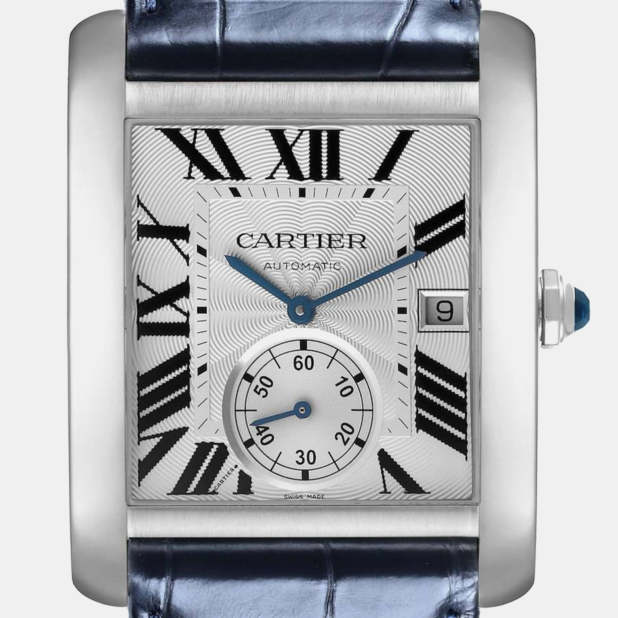 

Cartier Tank MC Silver Dial Steel Men's Watch 34.3 mm