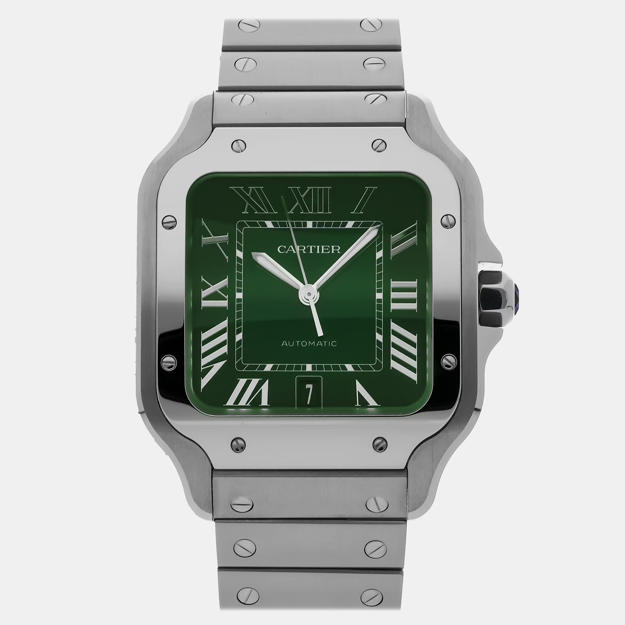 

Pre-Owned Cartier Santos Large WSSA0062, Green