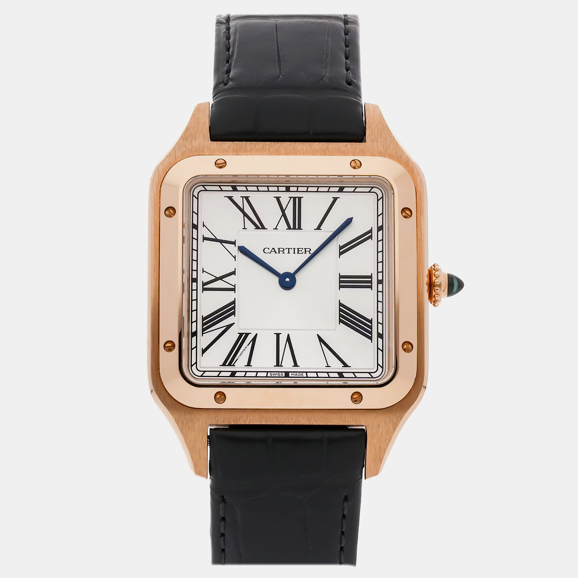 

Pre-Owned Cartier Santos Dumont WGSA0032, Silver