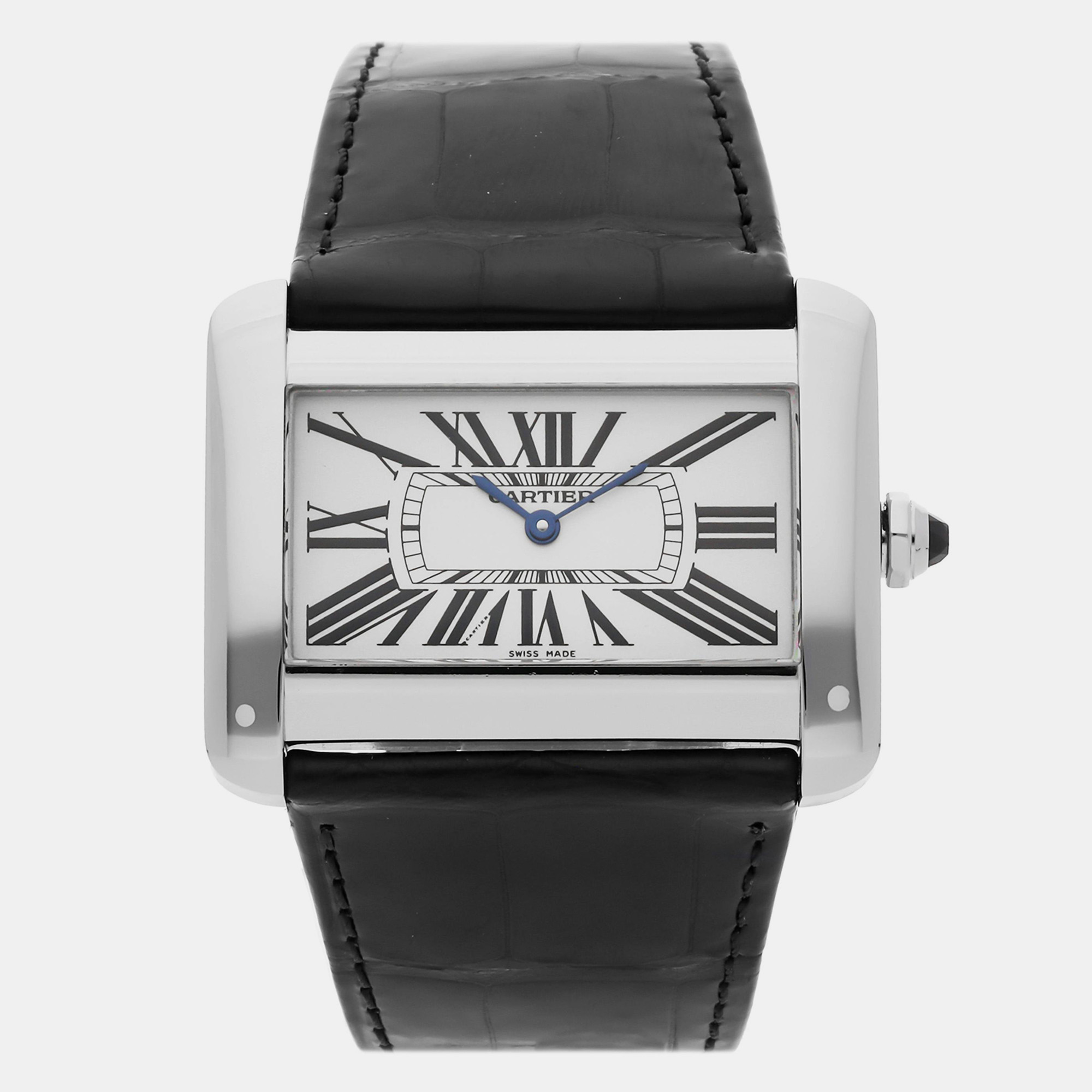 

Pre-Owned Cartier Tank Divan Large Model W6300655, Silver