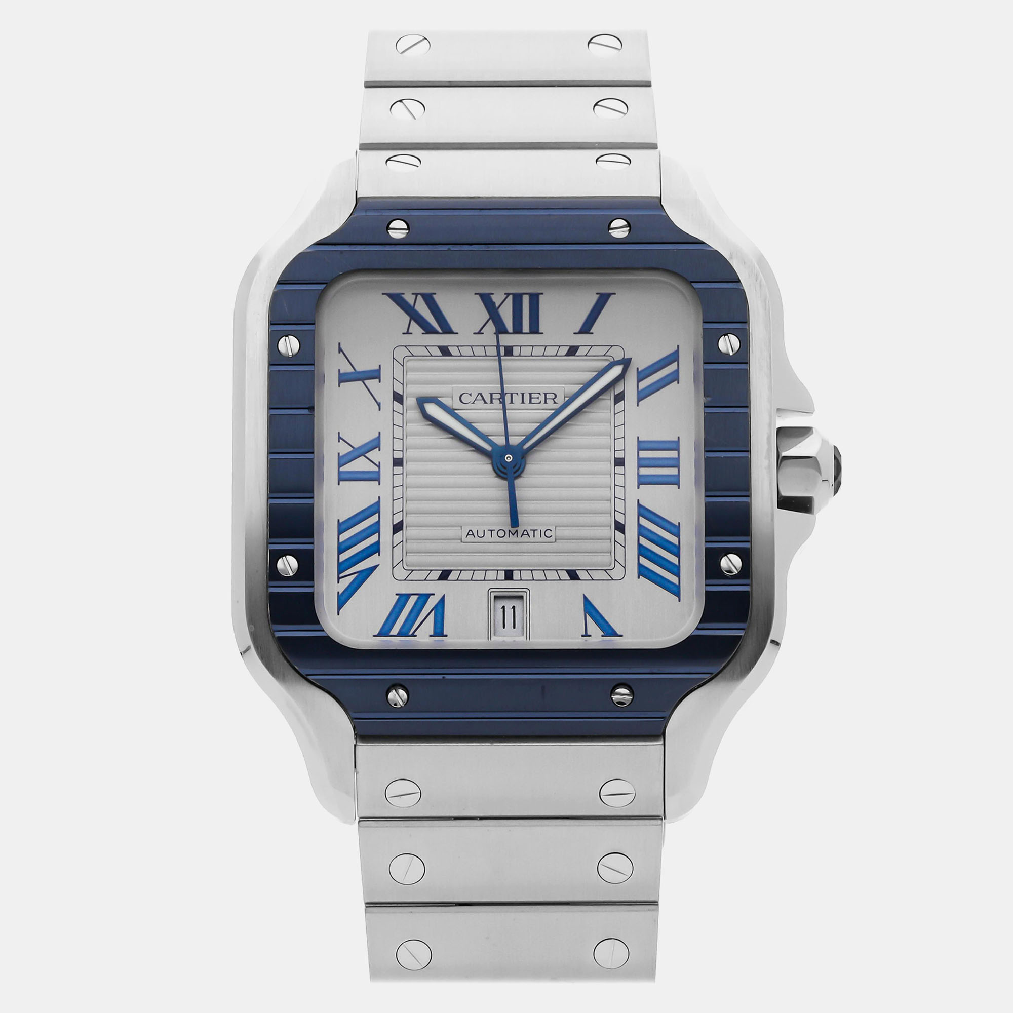 

Pre-Owned Cartier Santos Large Model 39 mm, Grey