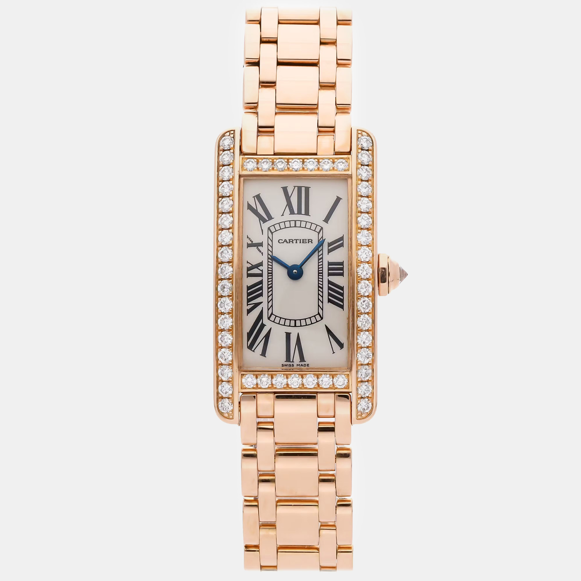 

Pre-Owned Cartier Tank Americaine WB7079M5, Silver