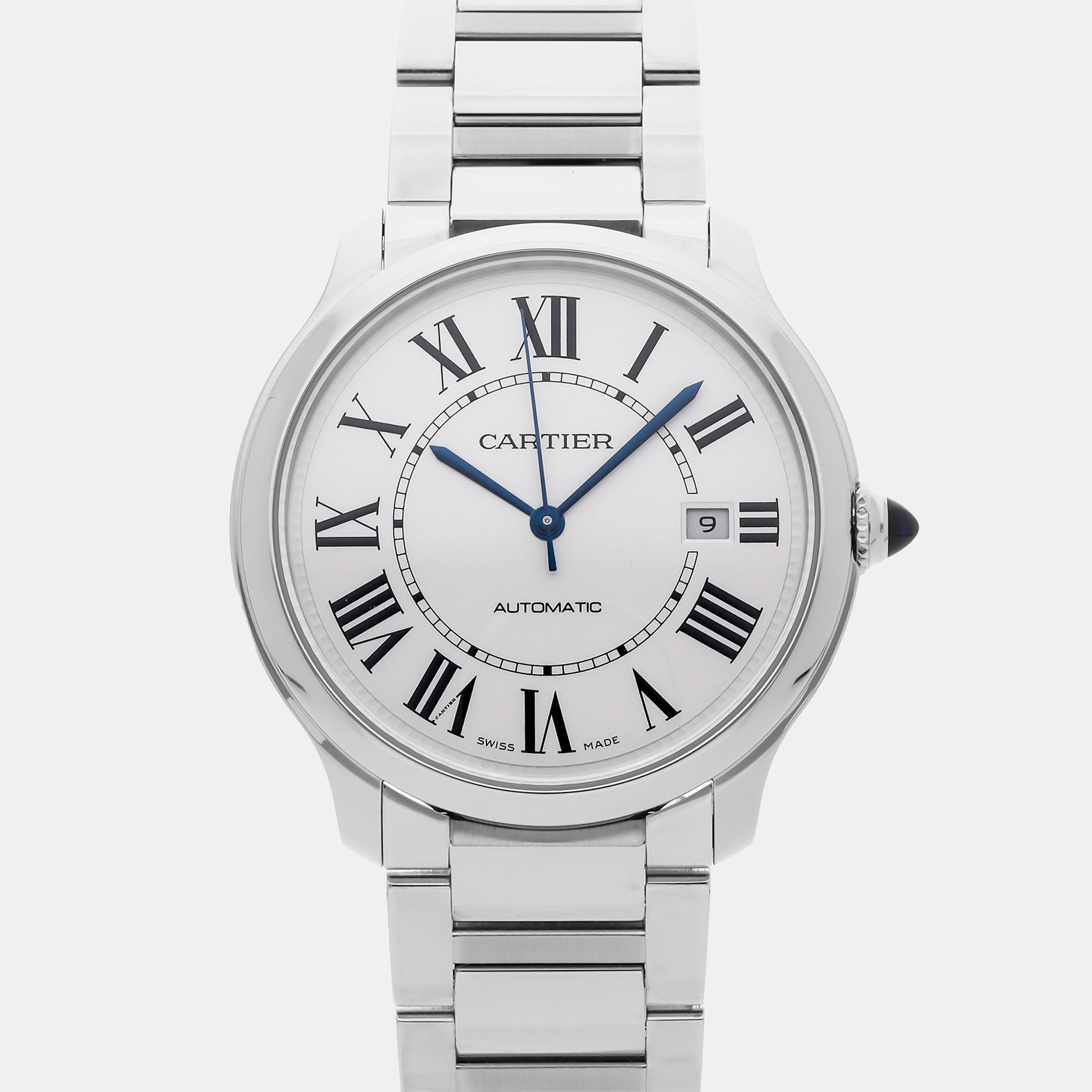 

Pre-Owned Cartier Ronde Must de Cartier WSRN0035 40 mm, Silver