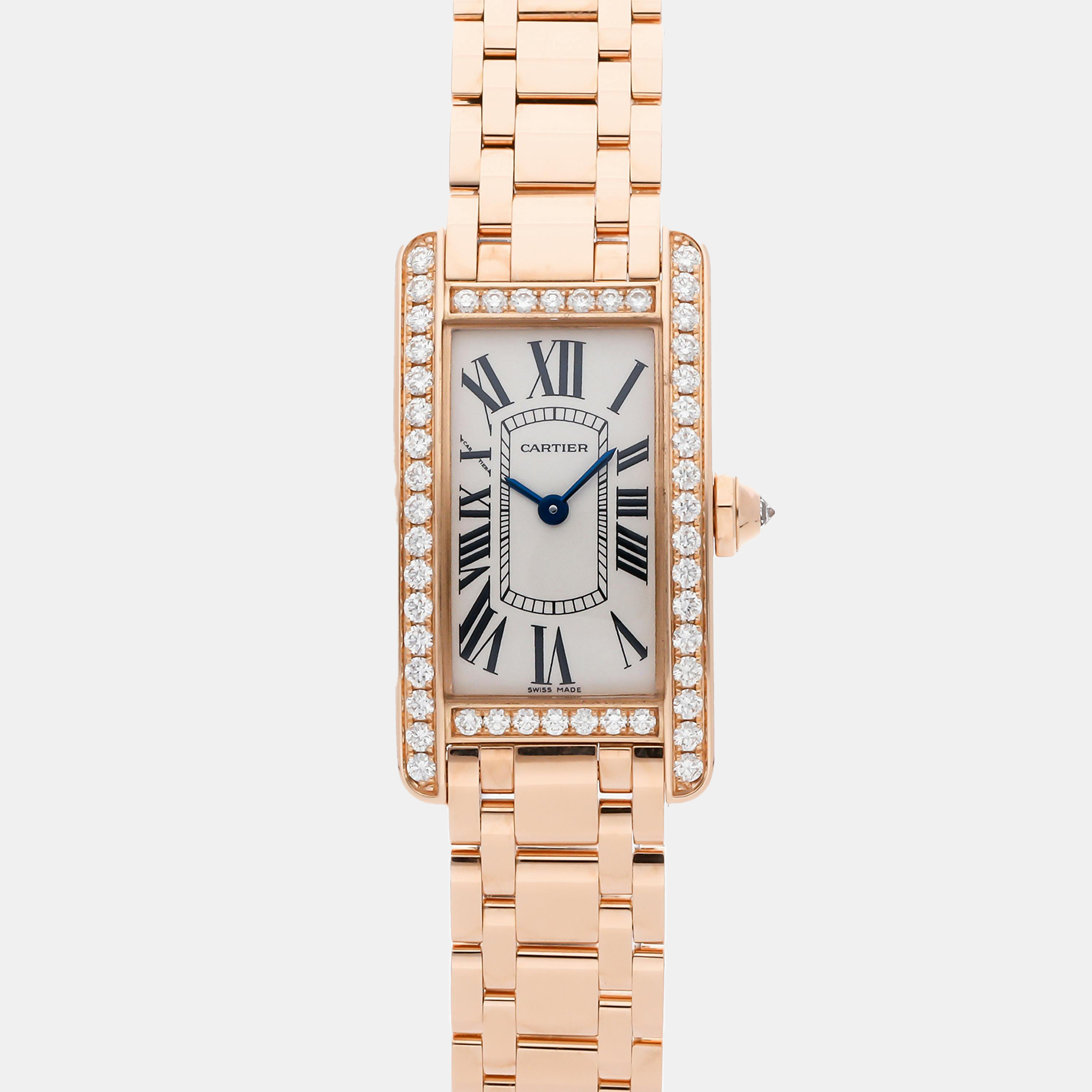 

Pre-Owned Cartier Tank Americaine WB7079M5, Silver