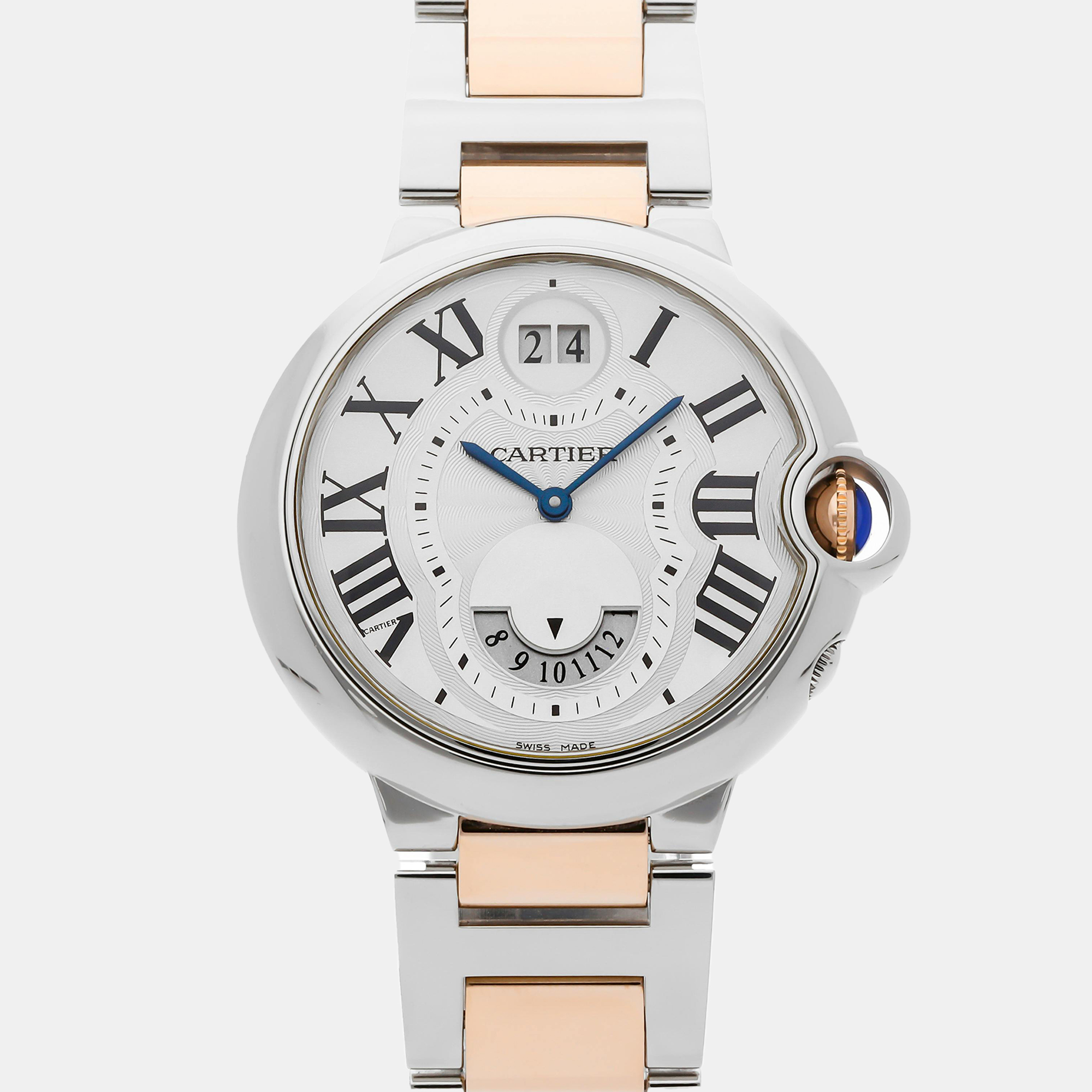 

Pre-Owned Cartier Ballon Bleu GMT W6920027 39 mm, Silver