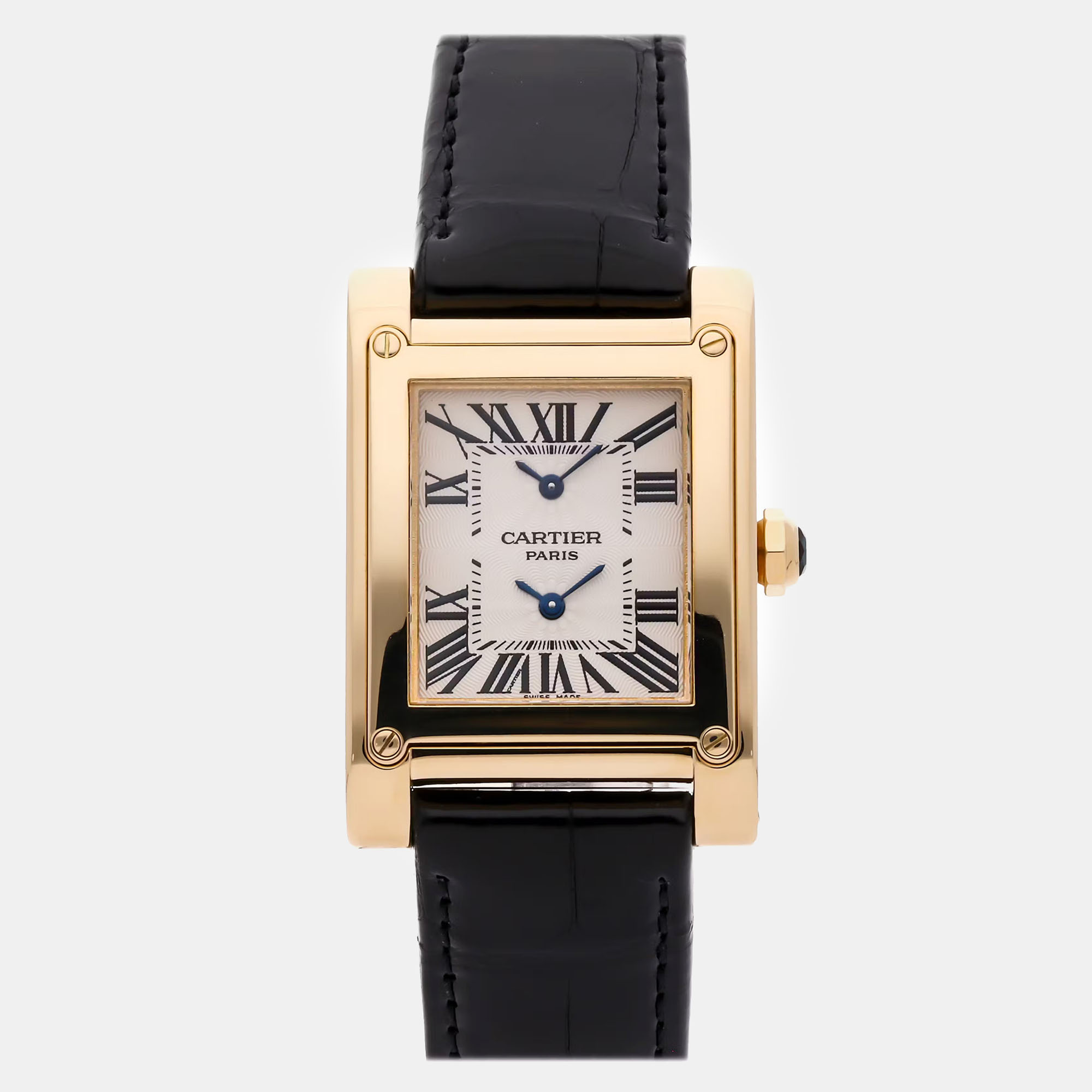 

Pre-Owned Cartier Tank a Vis W1534251, Silver