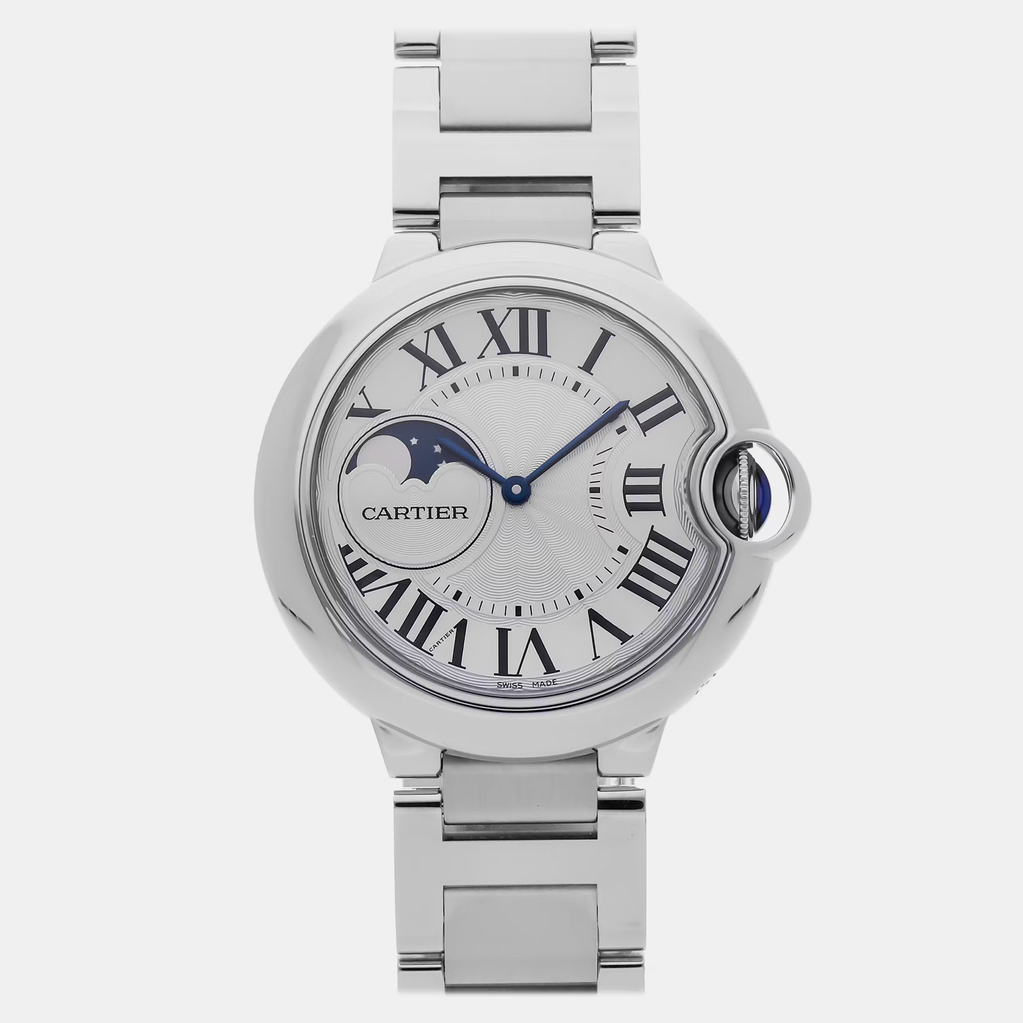 

Pre-Owned Cartier Ballon Bleu Moonphase WSBB0021, Silver