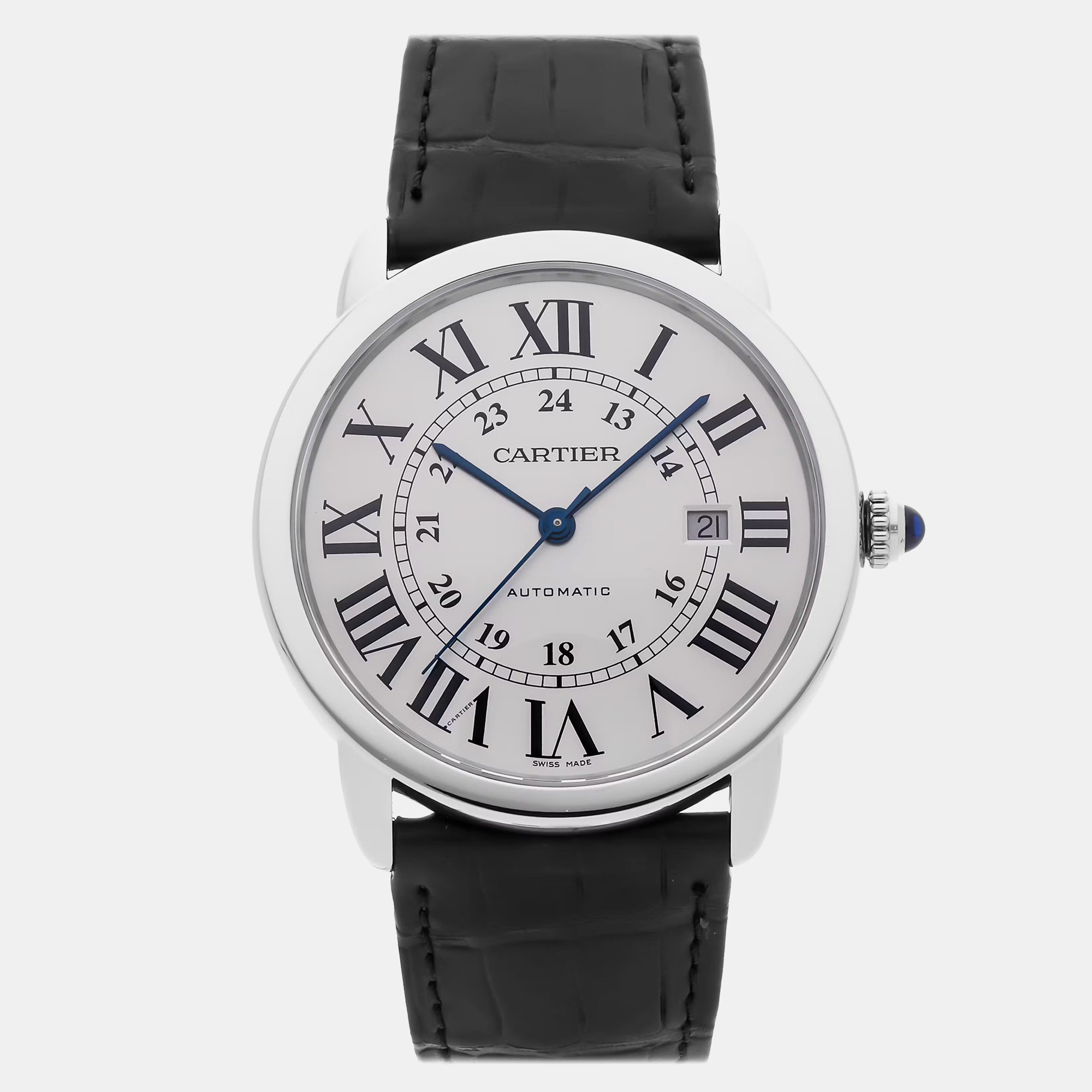 

Pre-Owned Cartier Ronde Solo XL W6701010, Silver