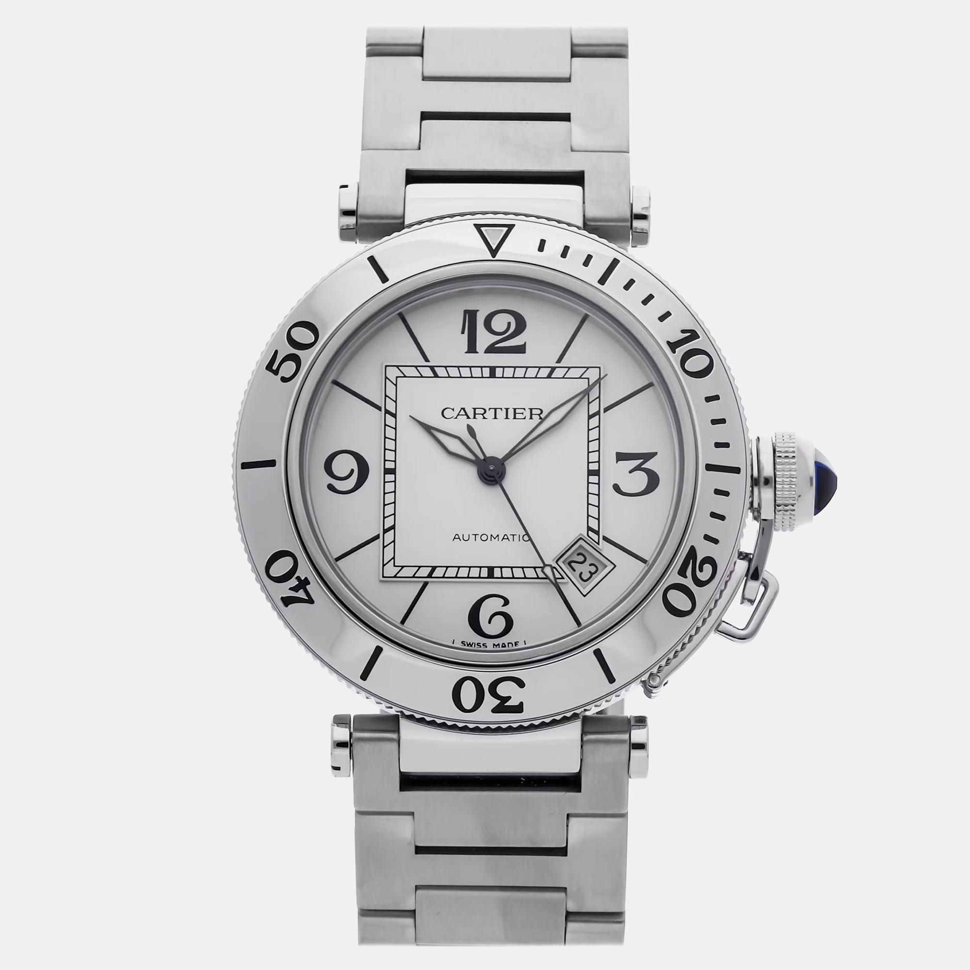 

Pre-Owned Cartier Pasha De Cartier WSPA0018, Silver