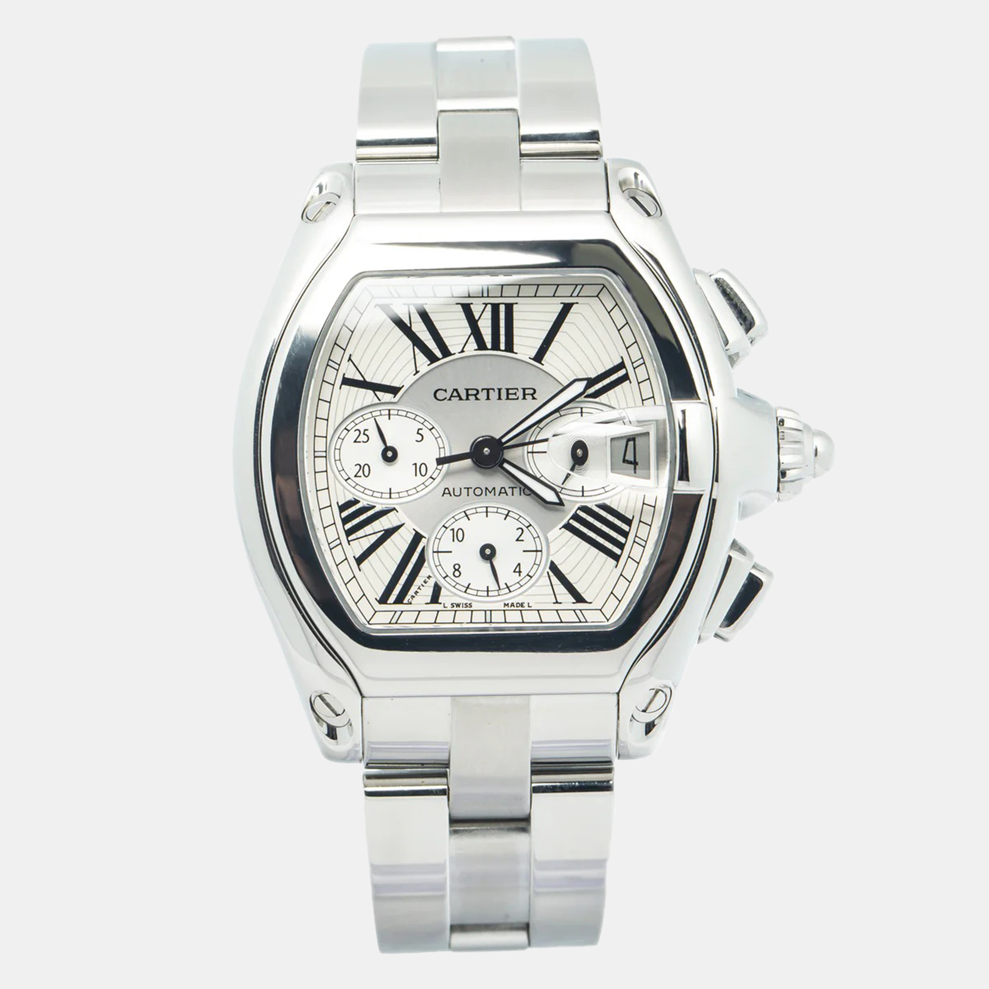 

Cartier Roadster W62019X6 Automatic Silver Stainless Steel Men's Wristwatch