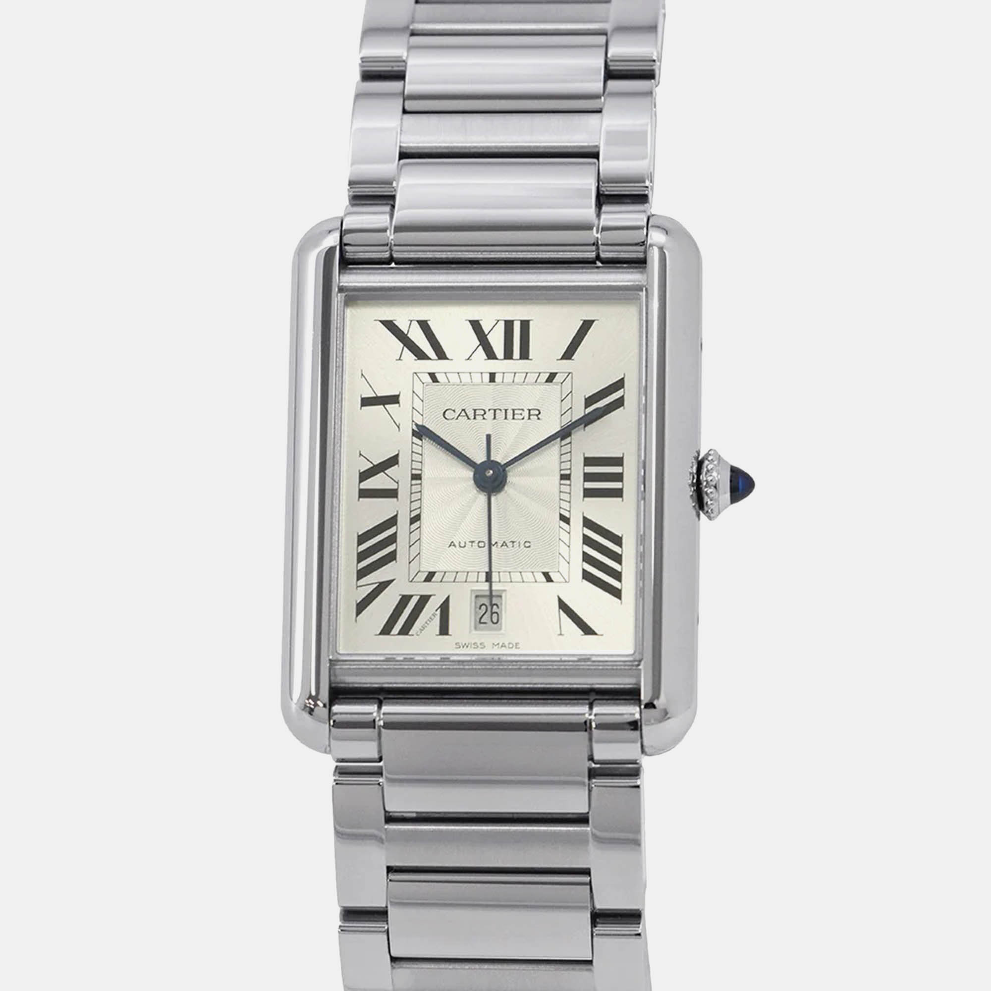 

Cartier Tank WSTA0053 Automatic Silver Stainless Steel Men's Wristwatch 41 mm
