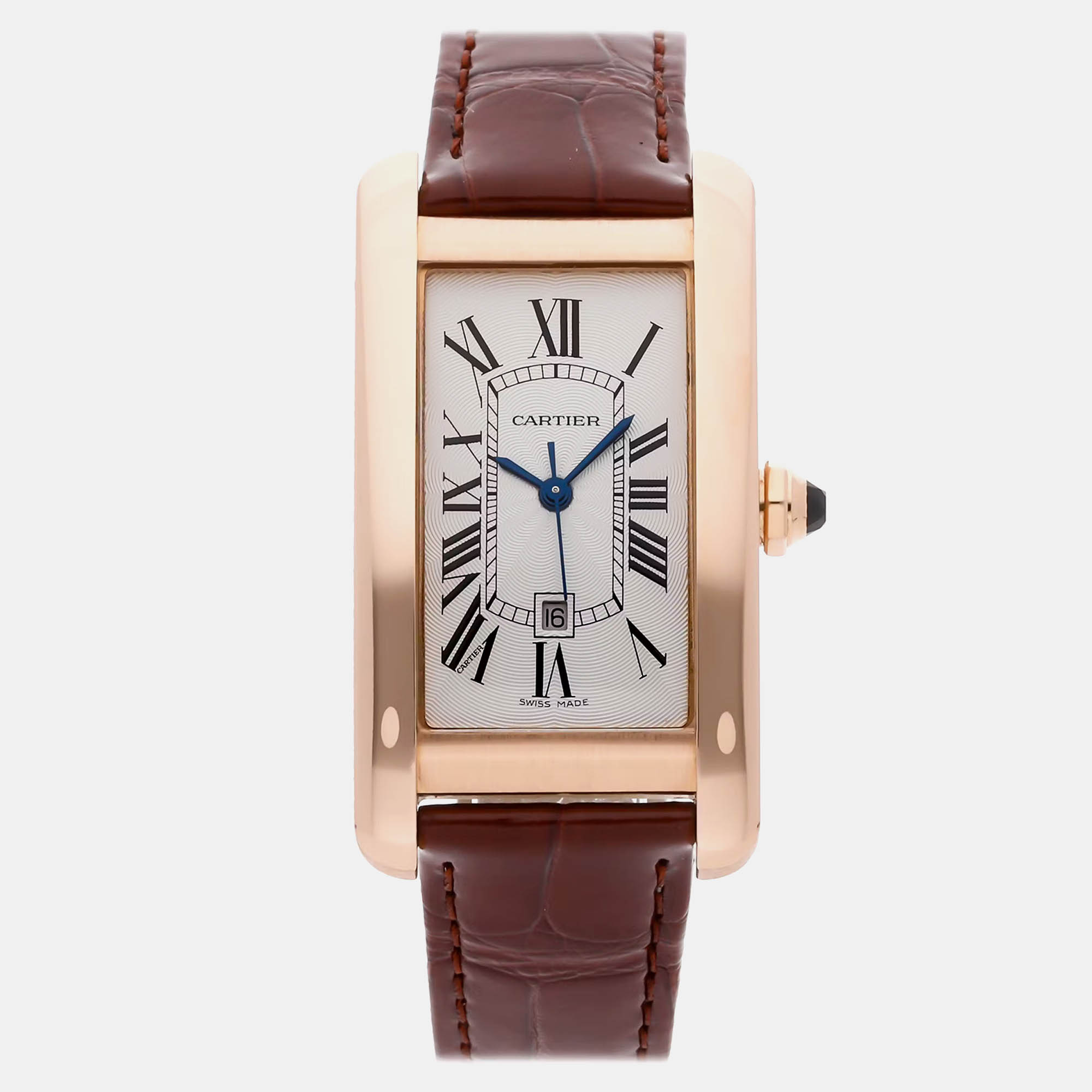 

Pre-Owned Cartier Tank Americaine WGTA0046, Silver