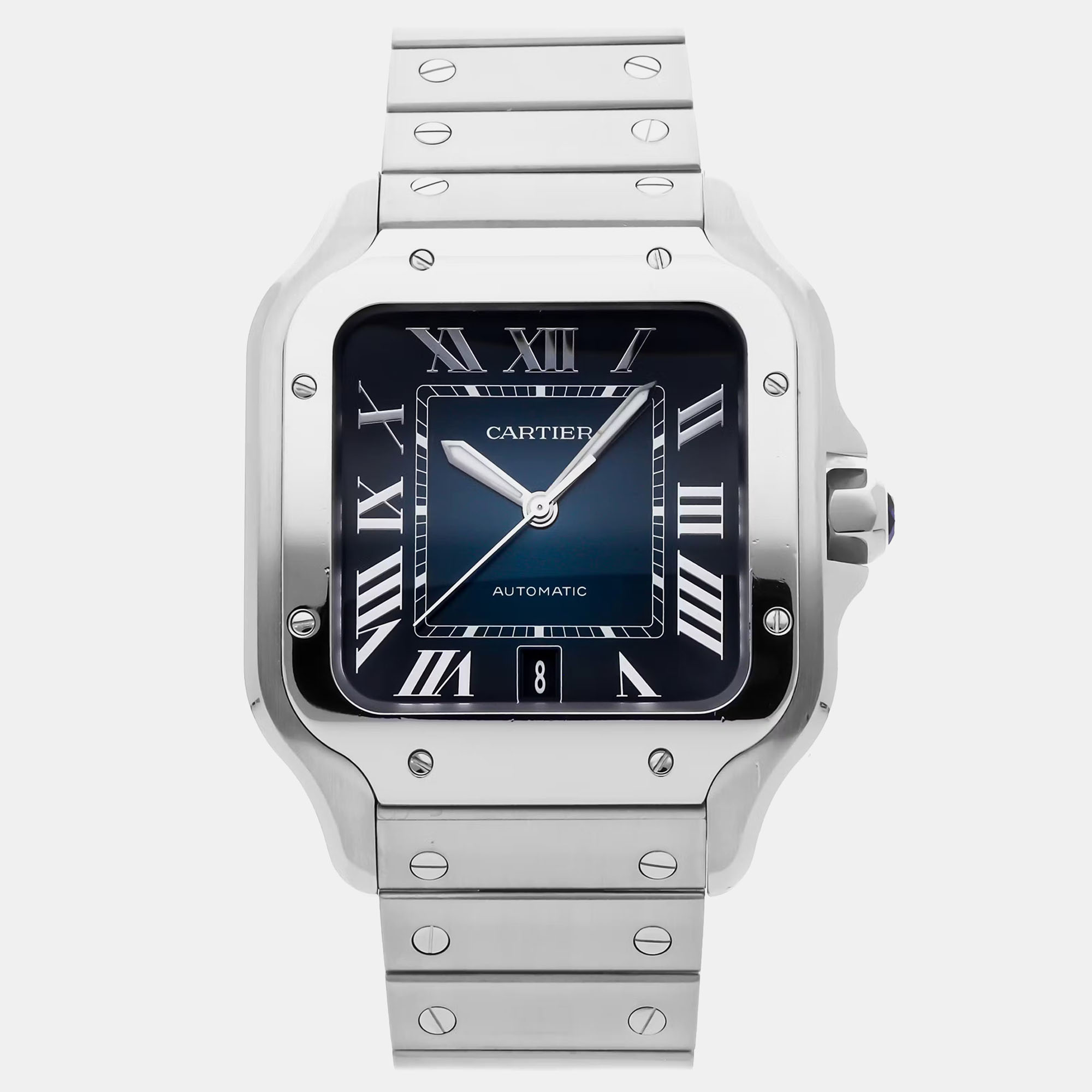 

Pre-Owned Cartier Santos De Cartier Large Model WSSA0030, Blue