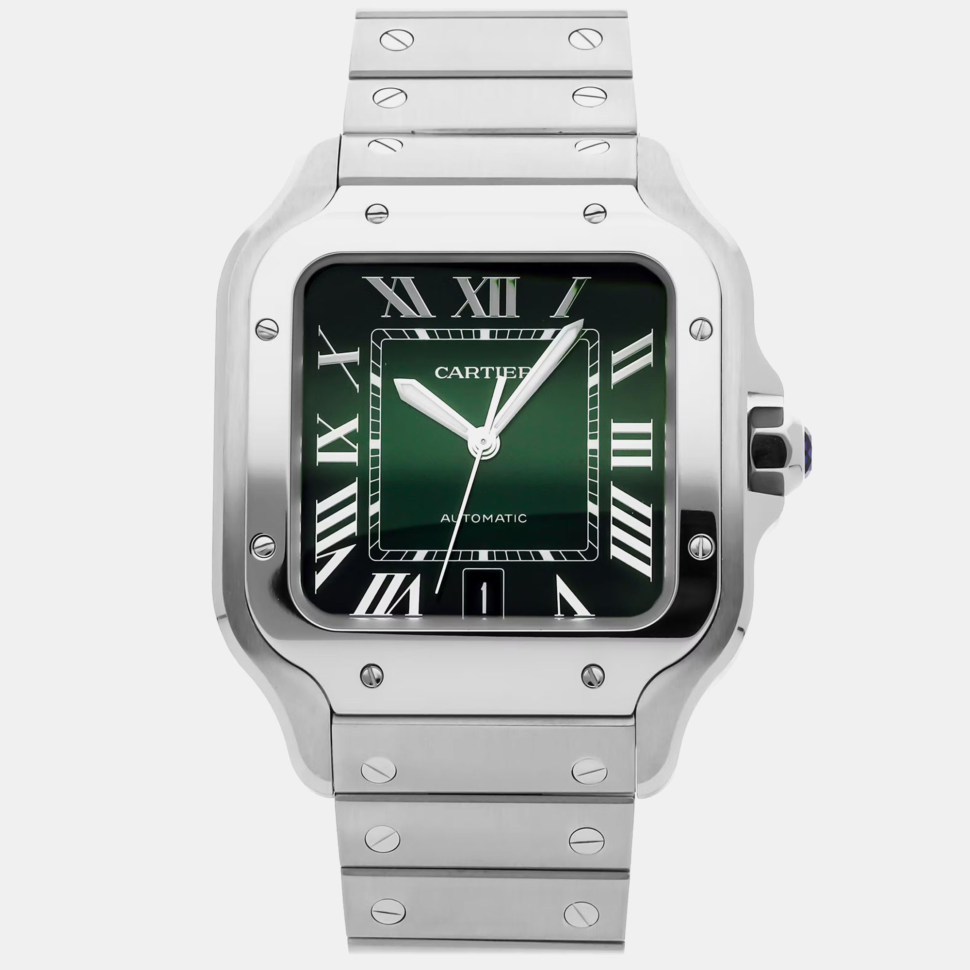 

Pre-Owned Cartier Santos Large WSSA0062, Green