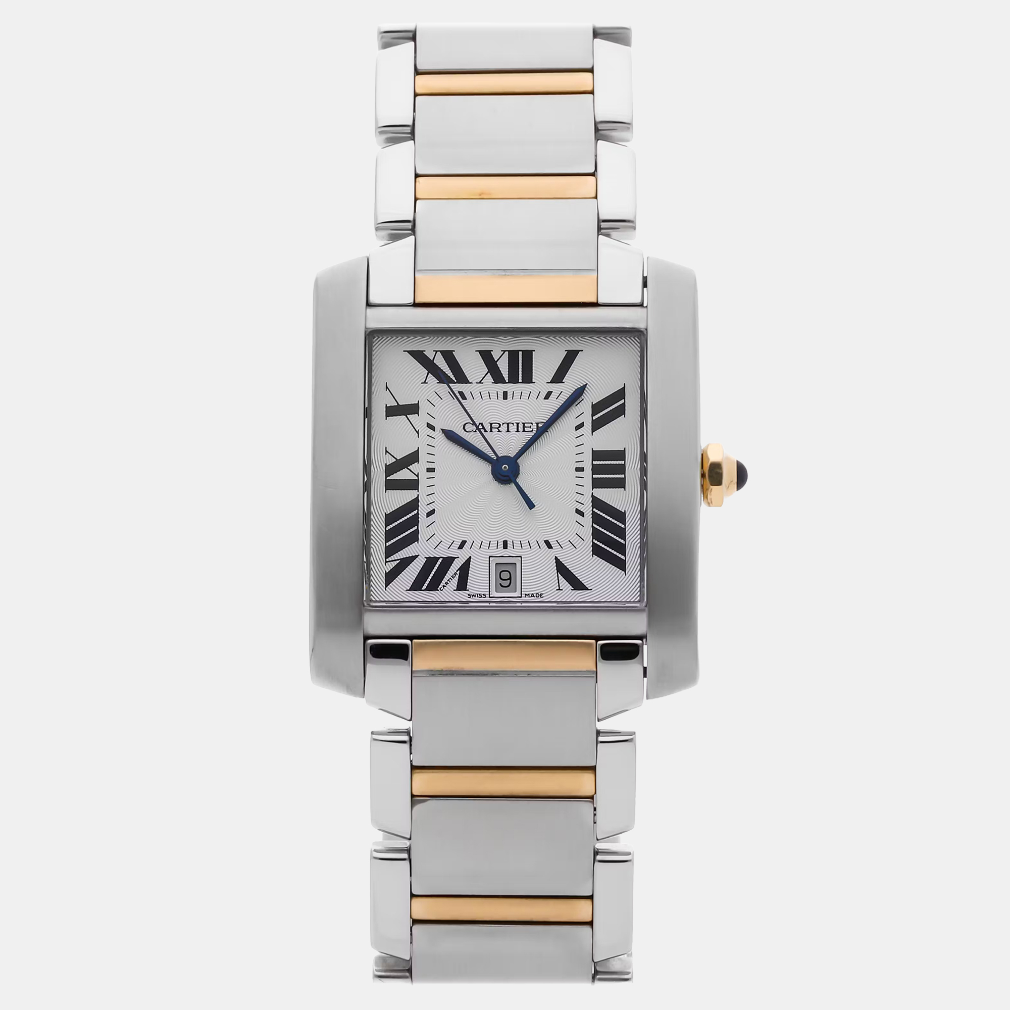 

Pre-Owned Cartier Tank Francaise Large Model W51005Q4, Silver