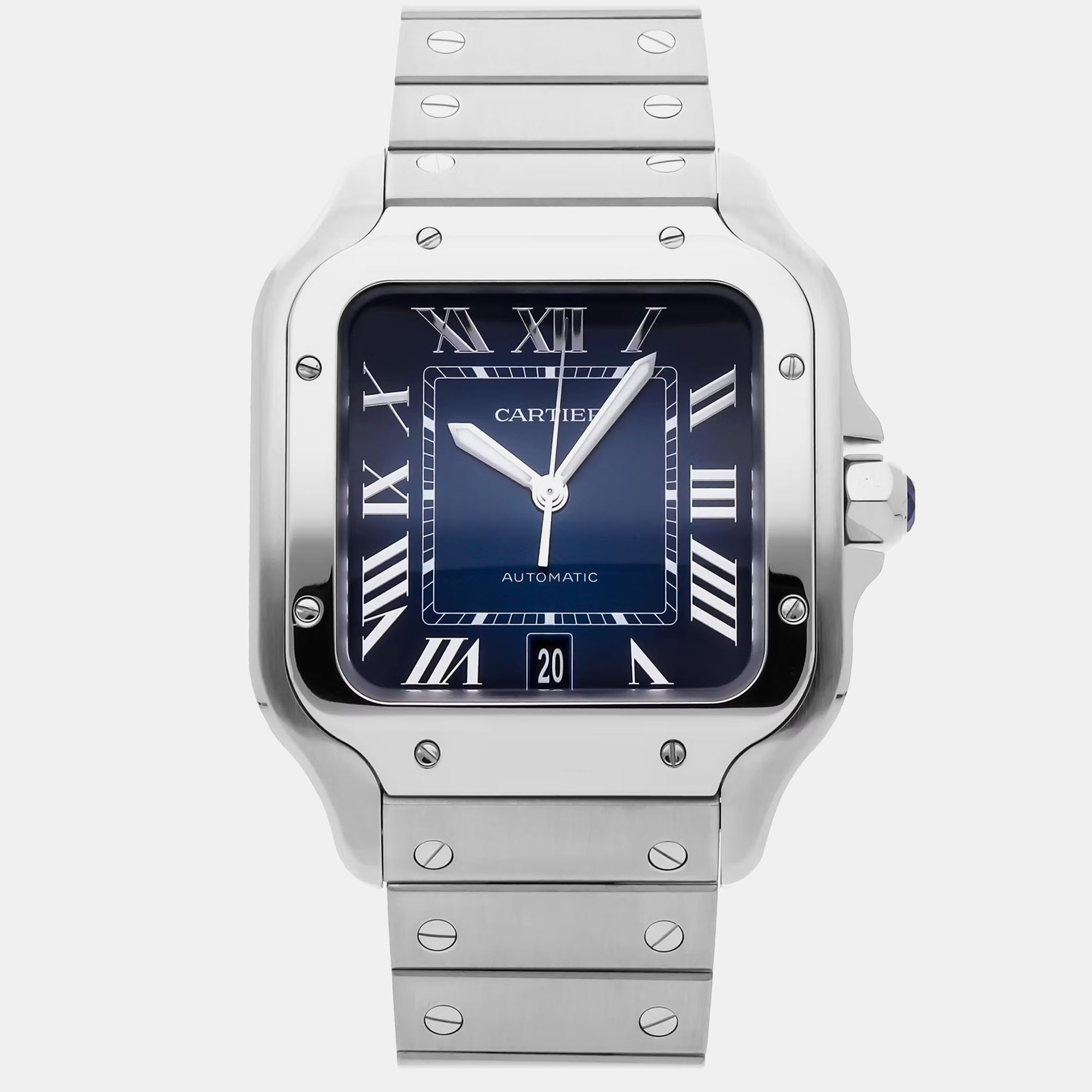 

Pre-Owned Cartier Santos De Cartier Large Model WSSA0030, Blue
