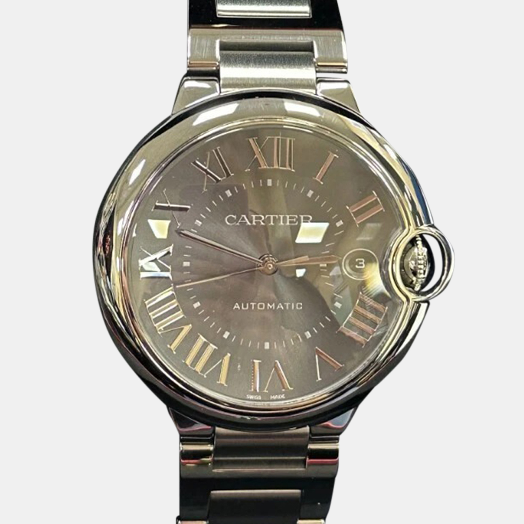 

Cartier Ballon Bleu WSBB0060 Automatic Black Stainless Steel Men's Wristwatch 40 mm