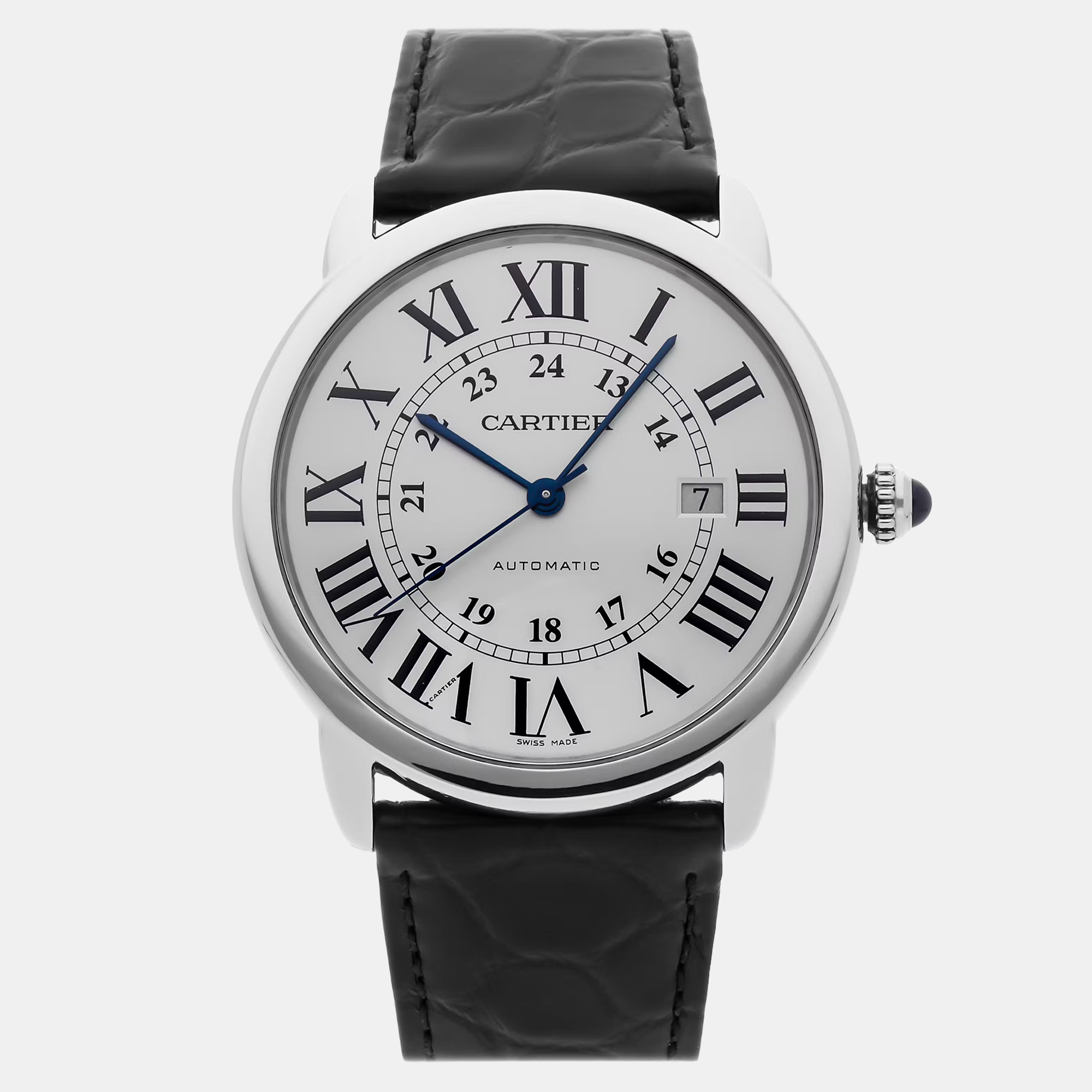 

Pre-Owned Cartier Ronde Solo XL W6701010 Automatic Men's Watch 42 mm, Silver