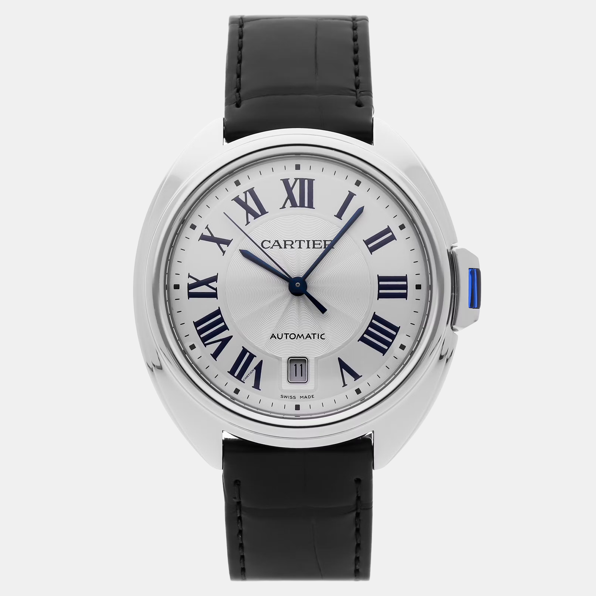 

Pre-Owned Cartier Cle De Cartier WSCL0018 Silver Automatic Stainless Steel Men's Wristwatch 40 mm