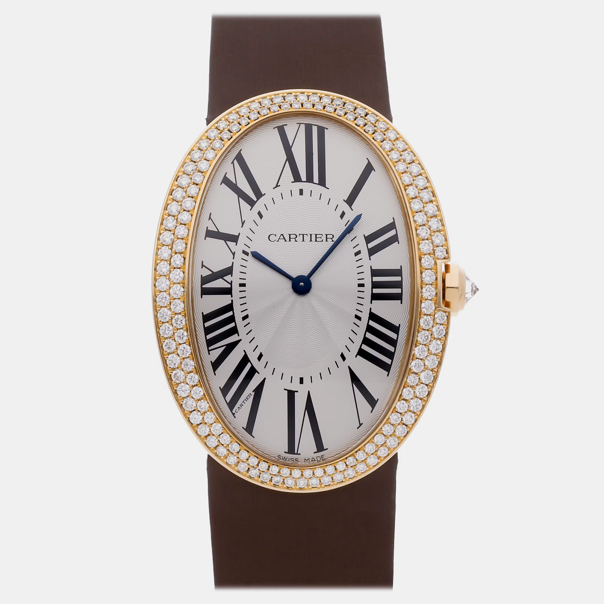 

Pre-Owned Cartier Baignoire Large WB520022 34 mm x 44 mm, Silver