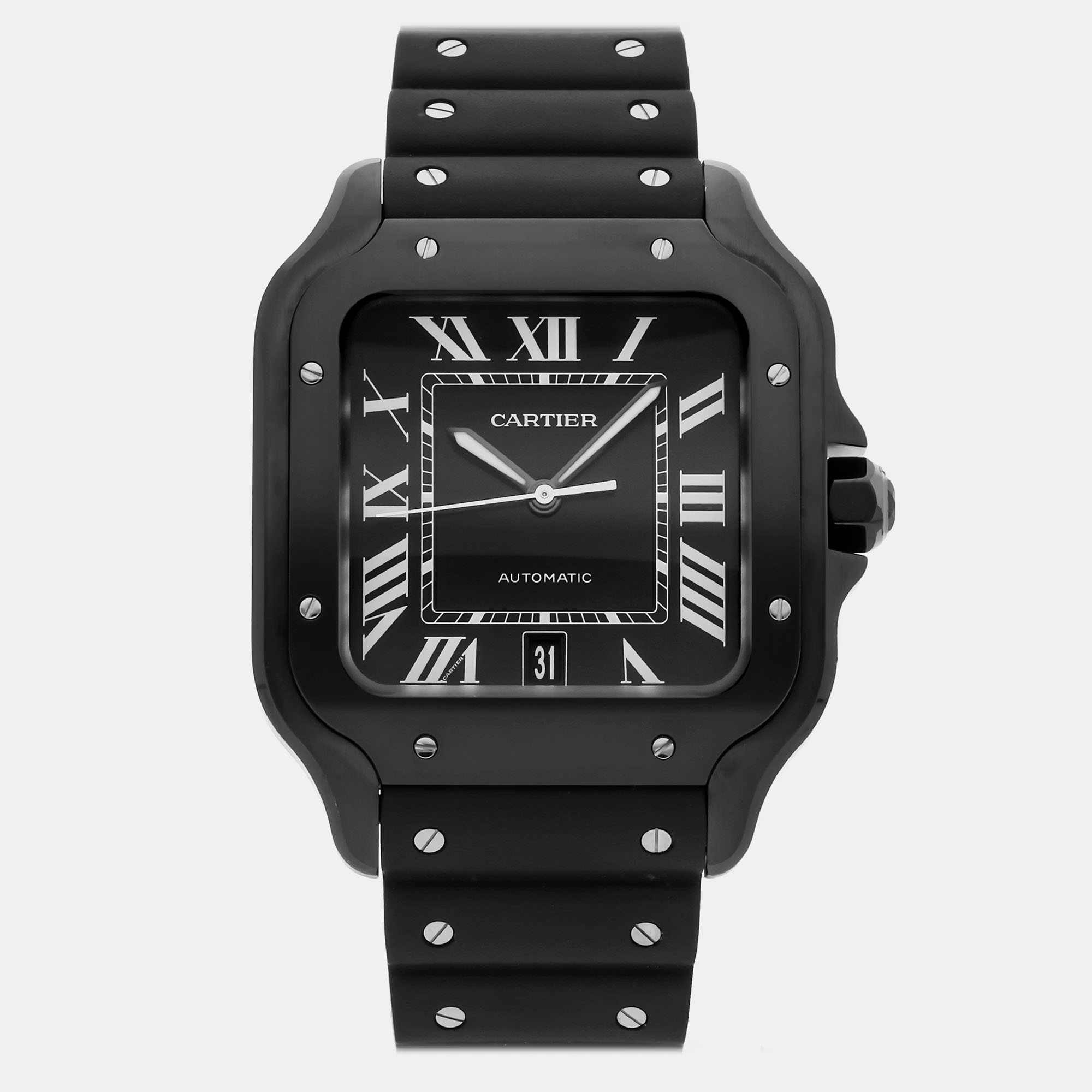 Pre-Owned Cartier Santos De Cartier Large Model WSSA0039 39.8mm