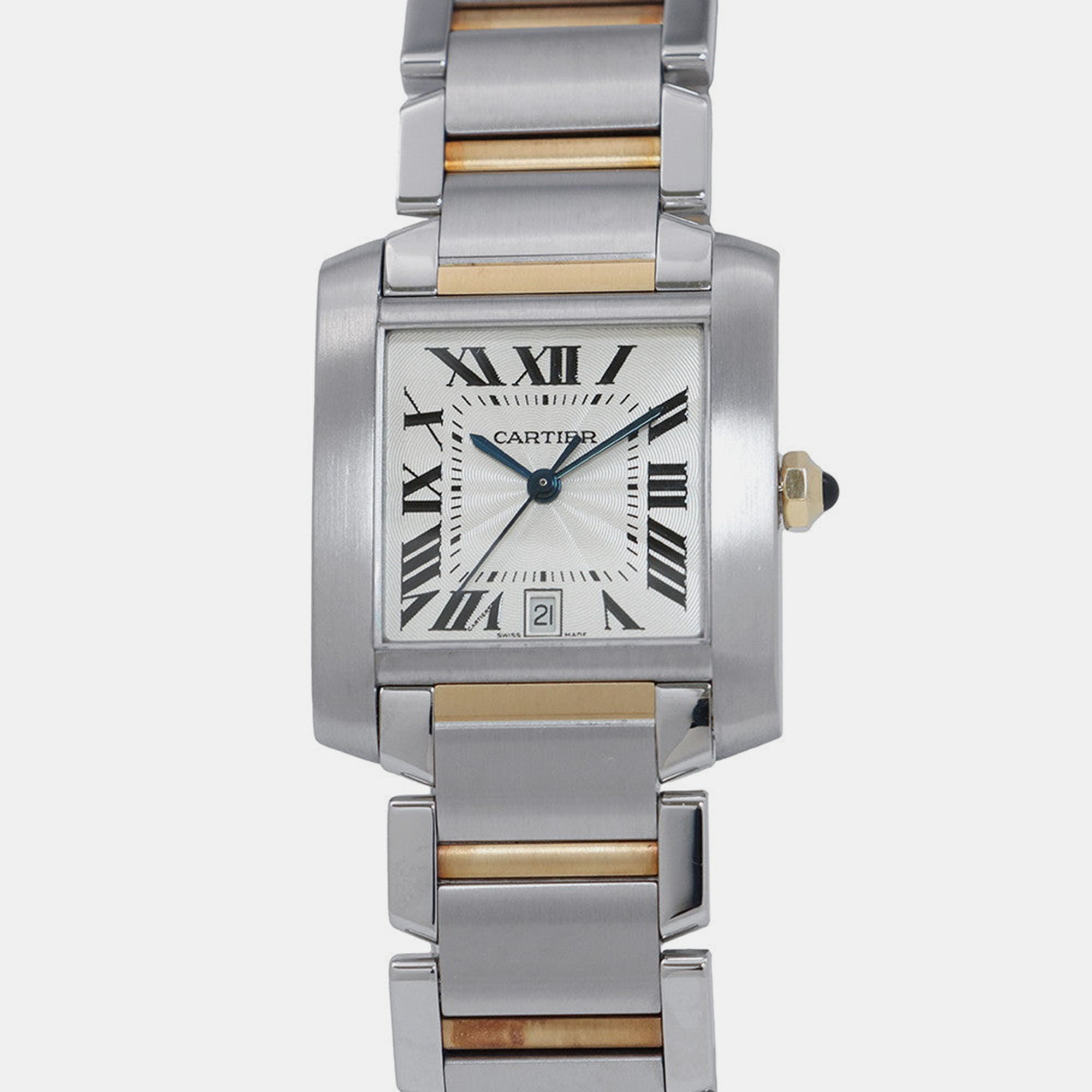 

Cartier Tank Francaise W51005Q4 Automatic Silver Stainless Steel Men's Wristwatch 28 mm