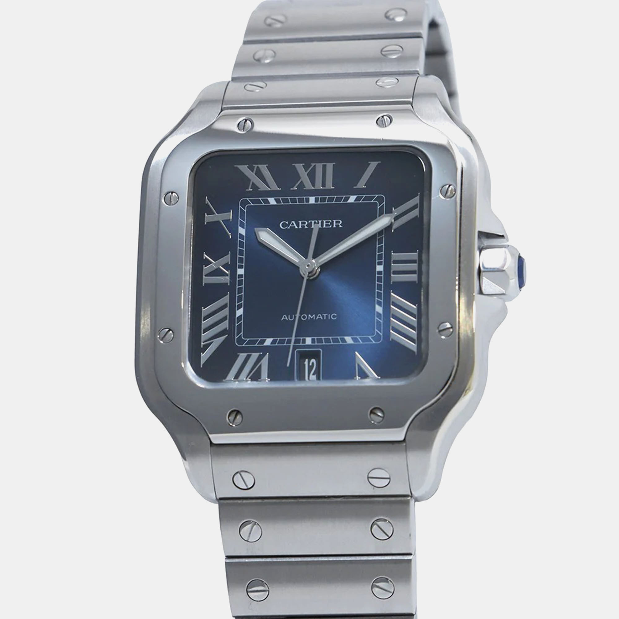 

Cartier Santos WSSA0030 Automatic Blue Stainless Steel Men's Wristwatch