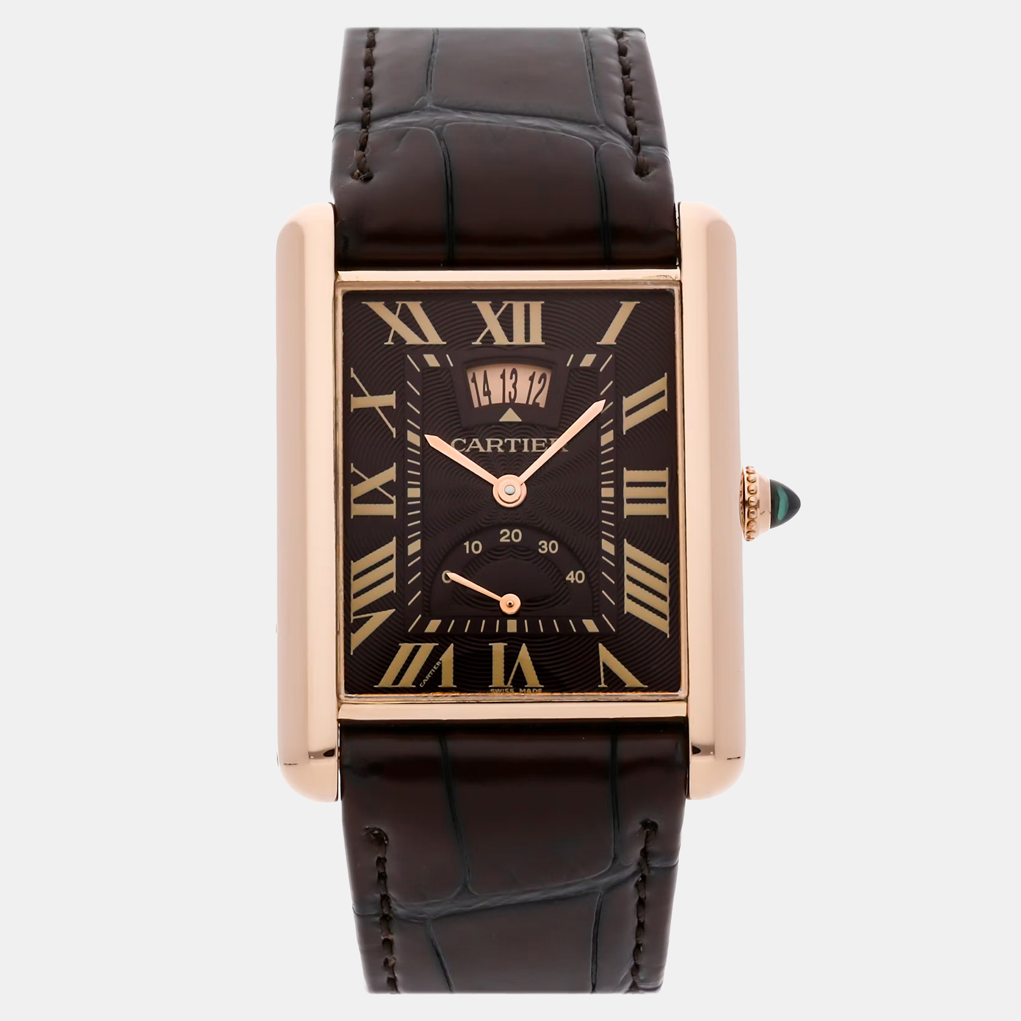 

Pre-Owned Cartier Tank Louis Cartier W1560002, Brown