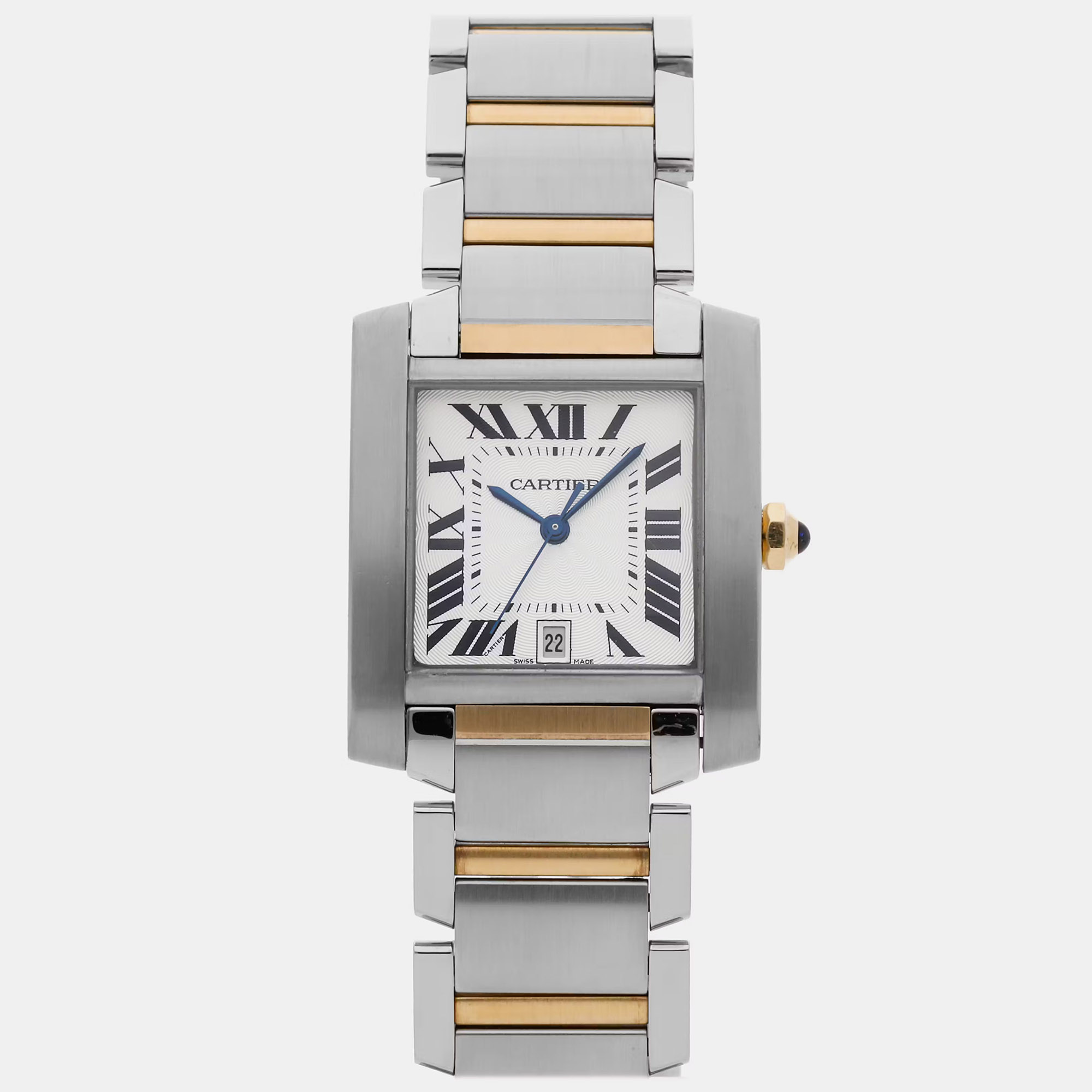 

Cartier Tank Francaise W51005Q4 Automatic Silver Dial Stainless Steel Men's Wristwatch