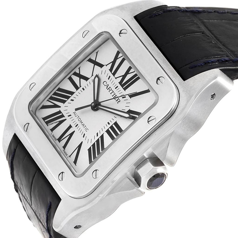 

Cartier Silver Stainless Steel Santos