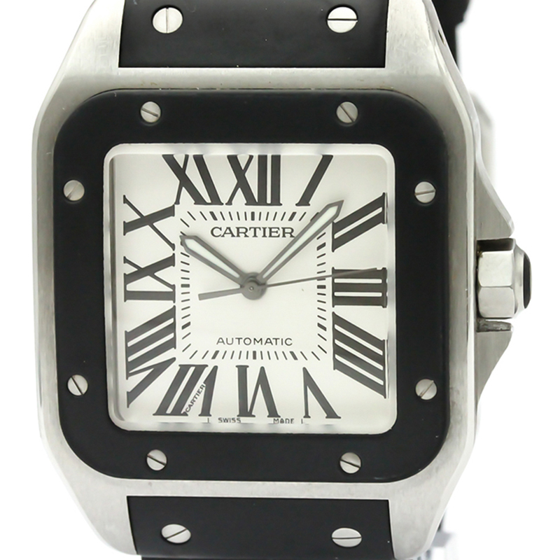 

Cartier Silver Stainless Steel Santos
