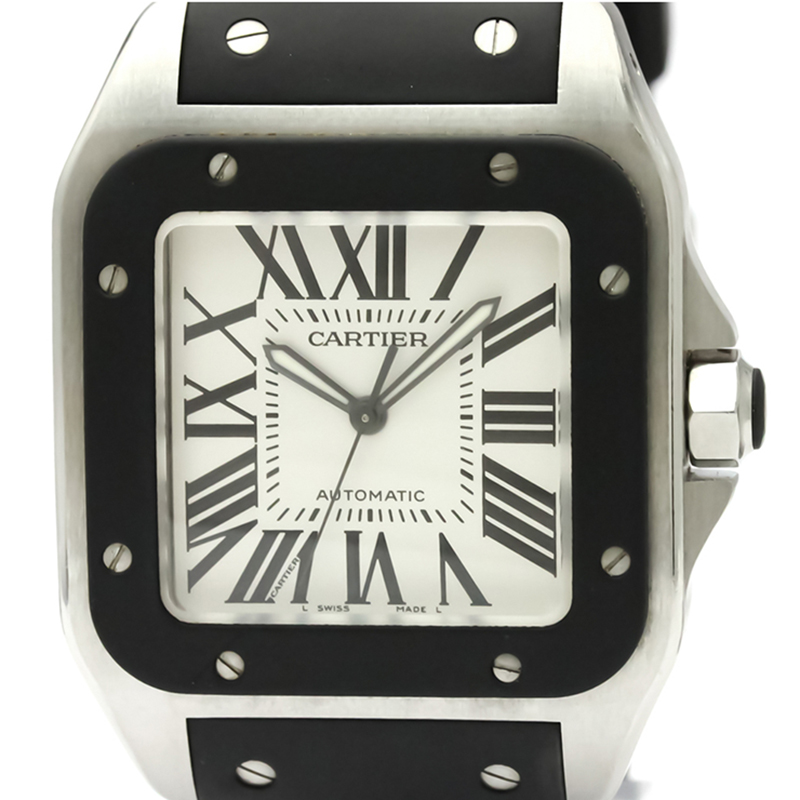 

Cartier Silver Stainless Steel Santos
