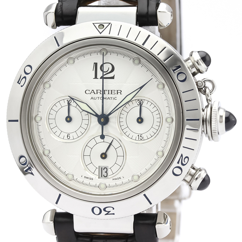 

Cartier Silver Stainless Steel Pasha