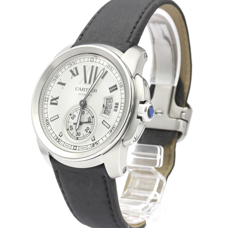 

Cartier White Stainless Steel Calibre De Cartier W710003 Men's Wristwatch