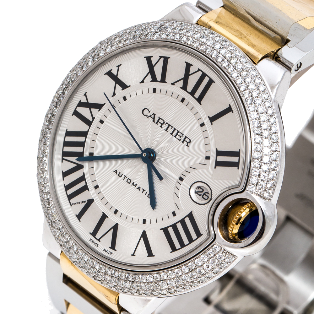 

Cartier Silver Stainless Steel and, Gold