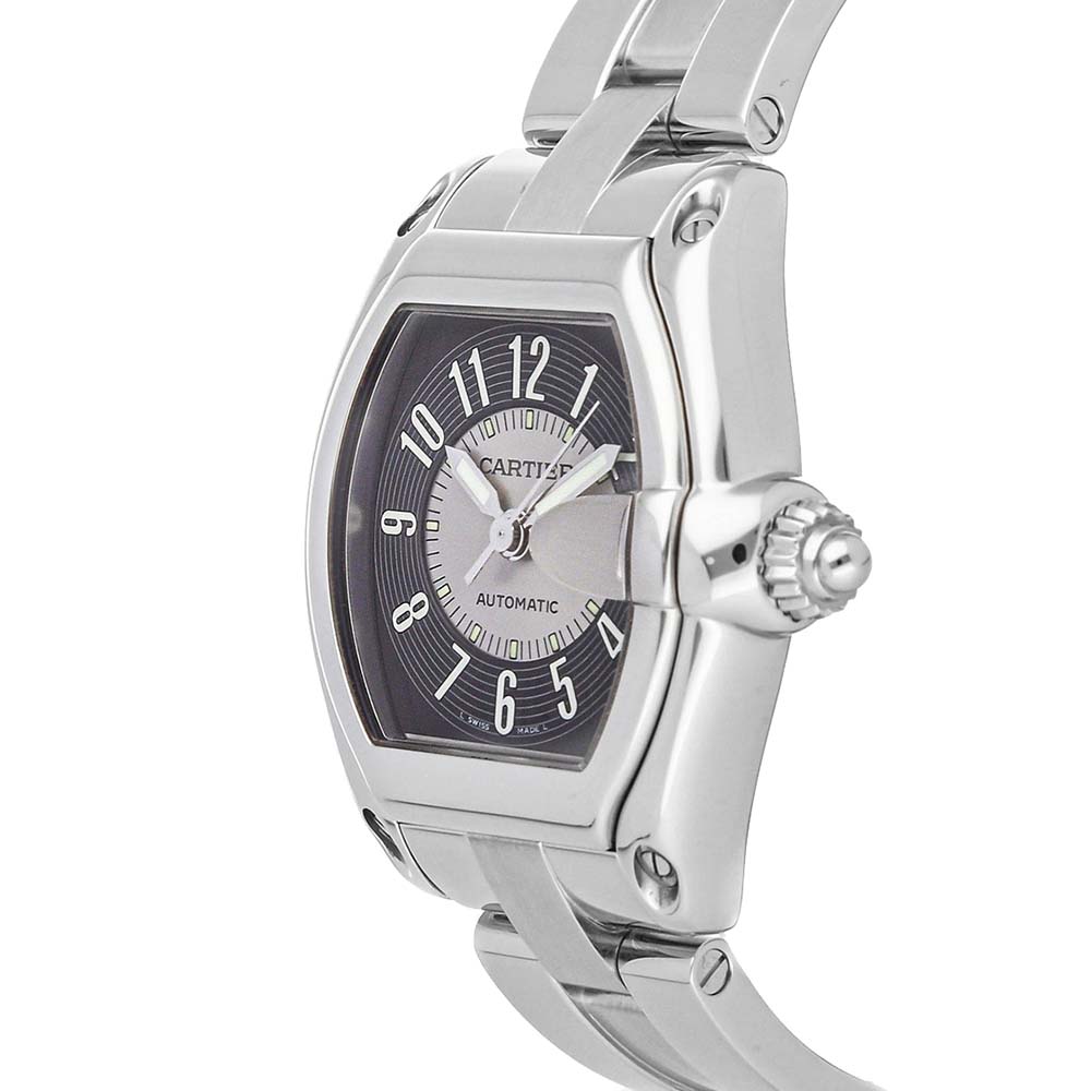 

Cartier Grey Stainless Steel Roadster Large W62001V3 Men's Wristwatch