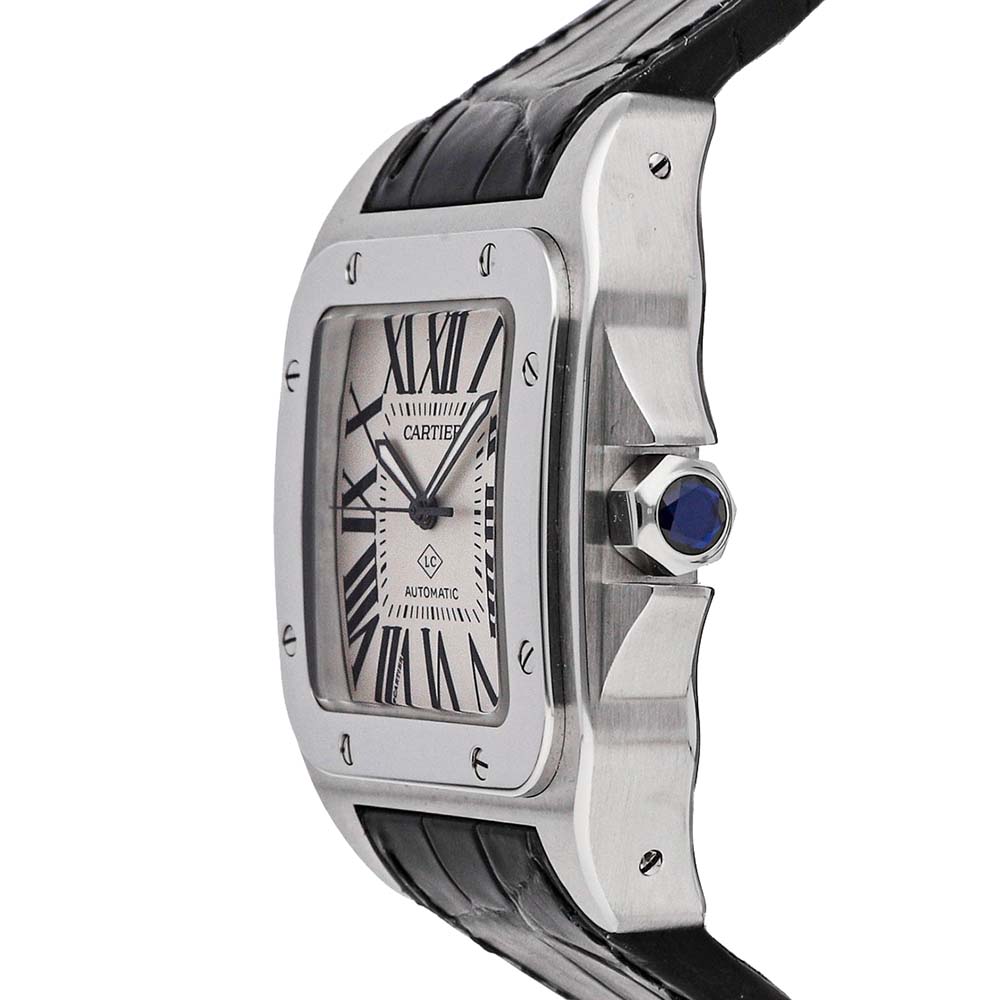 

Cartier Silver Stainless Steel Santos