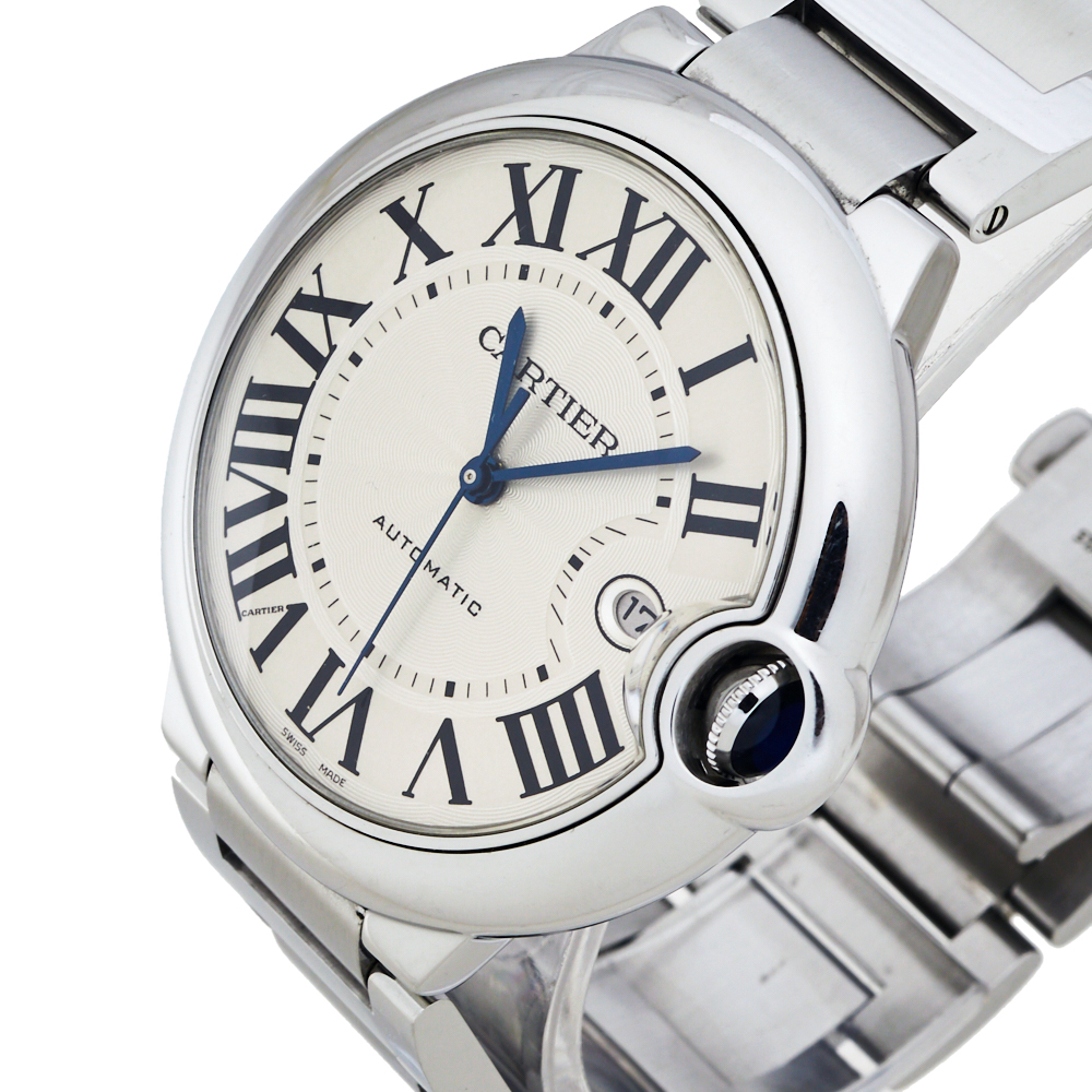 

Cartier Silver Stainless Steel Ballon Bleu