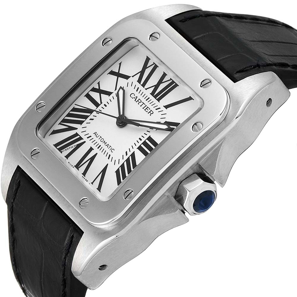 

Cartier Silver Stainless Steel Santos